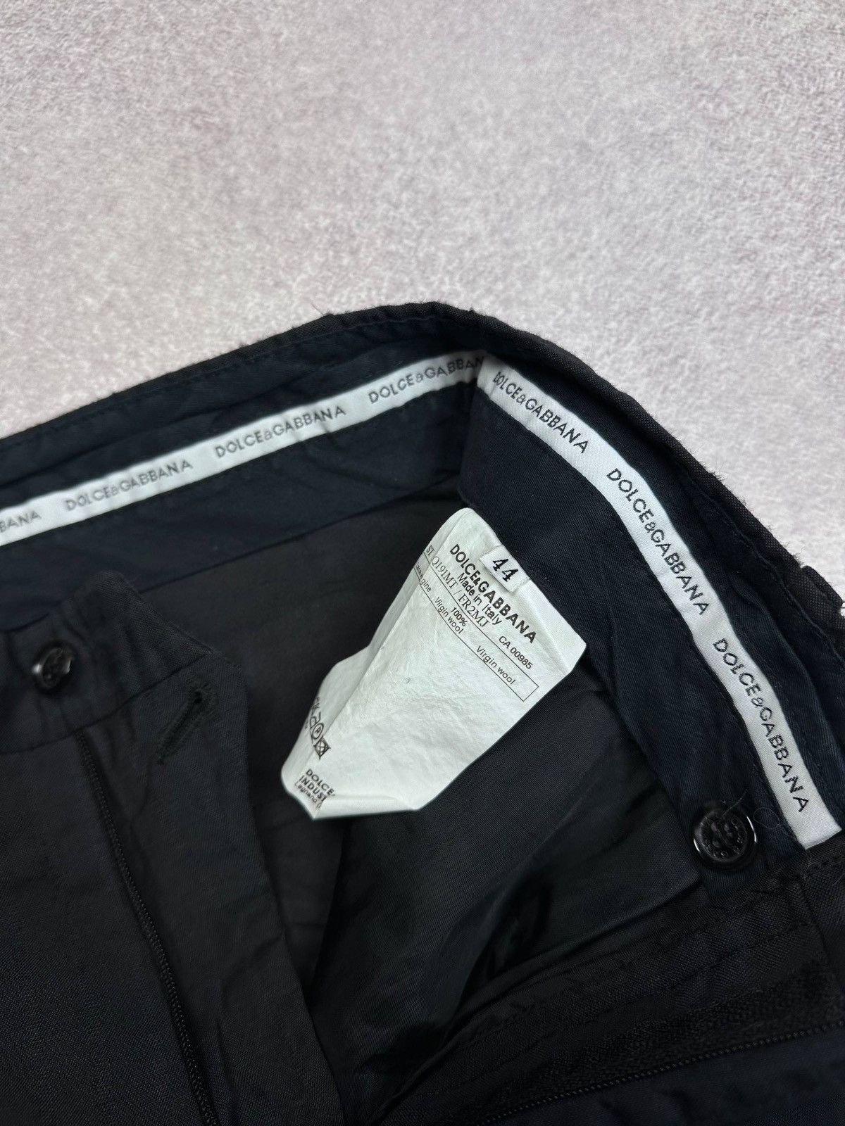 Dolce & Gabbana Vintage Dolce & Gabbana Virgin Wool Mens Suit Pants 32 Size US 32 / EU 48 - 8 Thumbnail