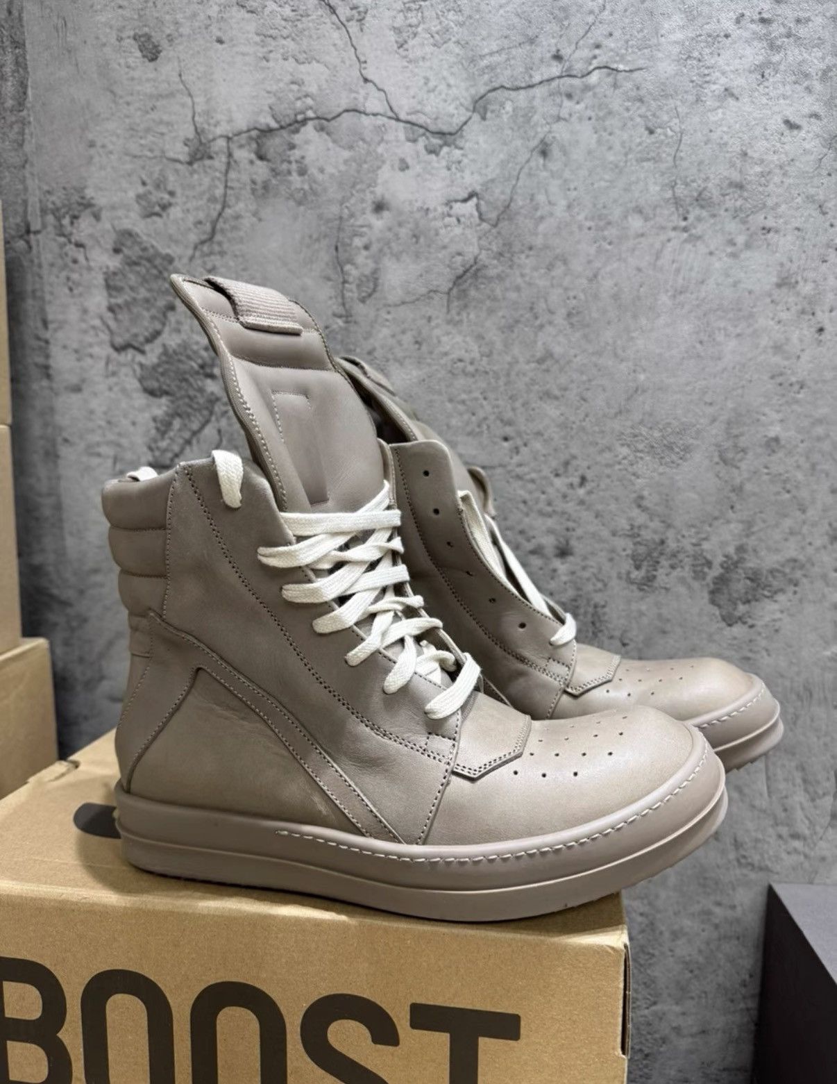 Rick Owens Rick Owens Geobasket, Inverted Triangle K37 Size US 8 / IT 38 - 1 Thumbnail