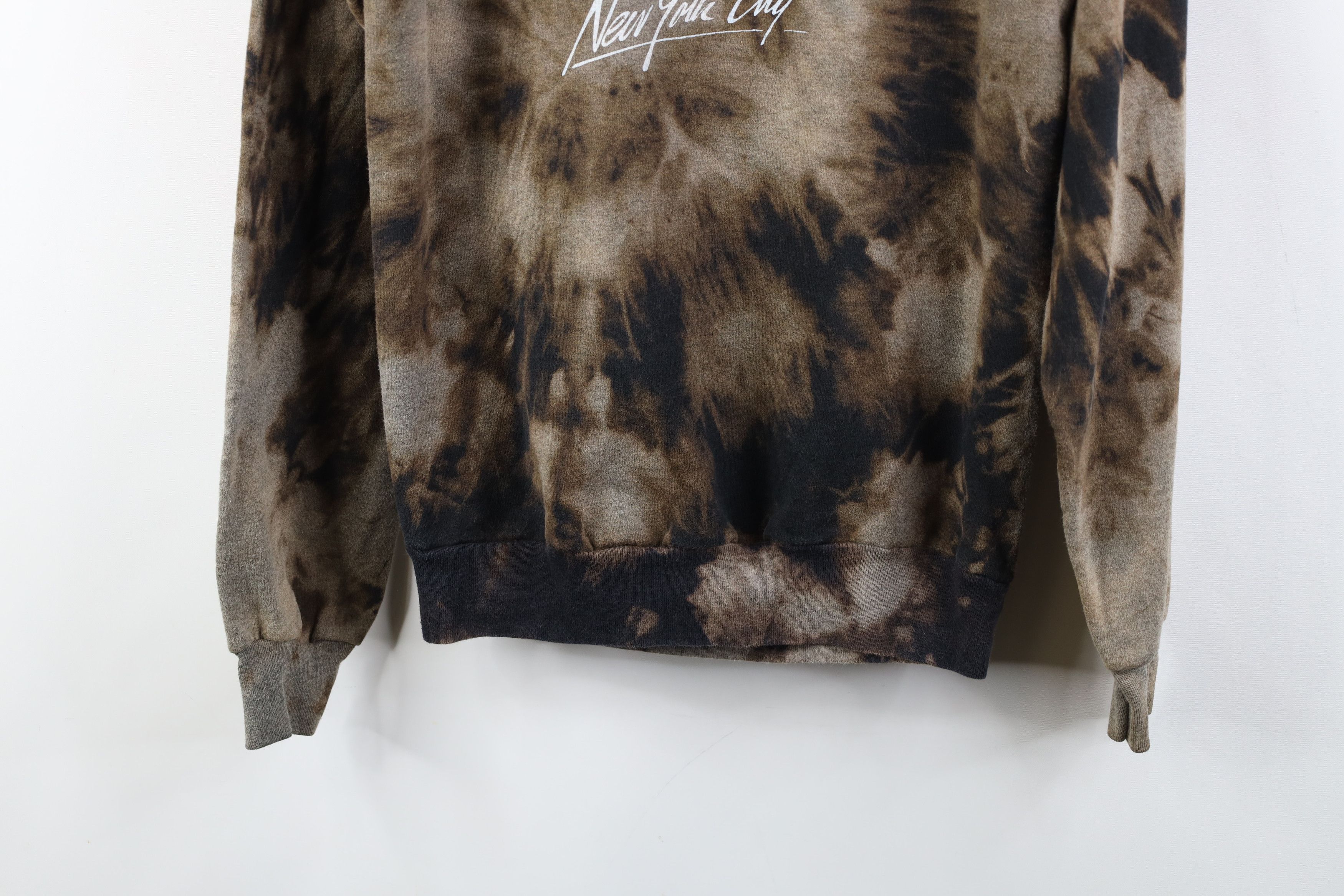 Vintage Vintage 80s Wash Manhattan New York Crewneck Sweatshirt USA Size L / US 10 / IT 46 - 3 Thumbnail
