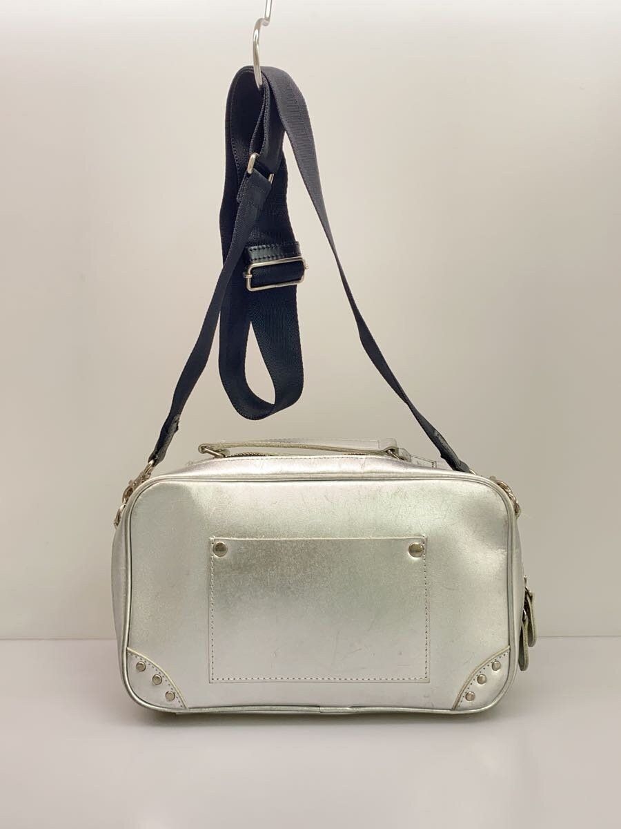 Comme des Garcons Silver Leather Shoulder Bag Size ONE SIZE - 3 Thumbnail