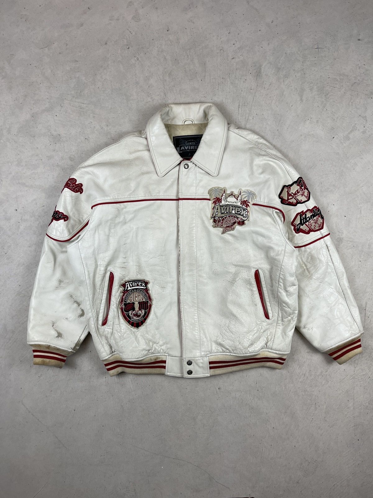 Avirex 1990s Avirex “Let it Ride” 1st Casino Tour Jacket Size US XXL / EU 58 / 5 - 2 Thumbnail