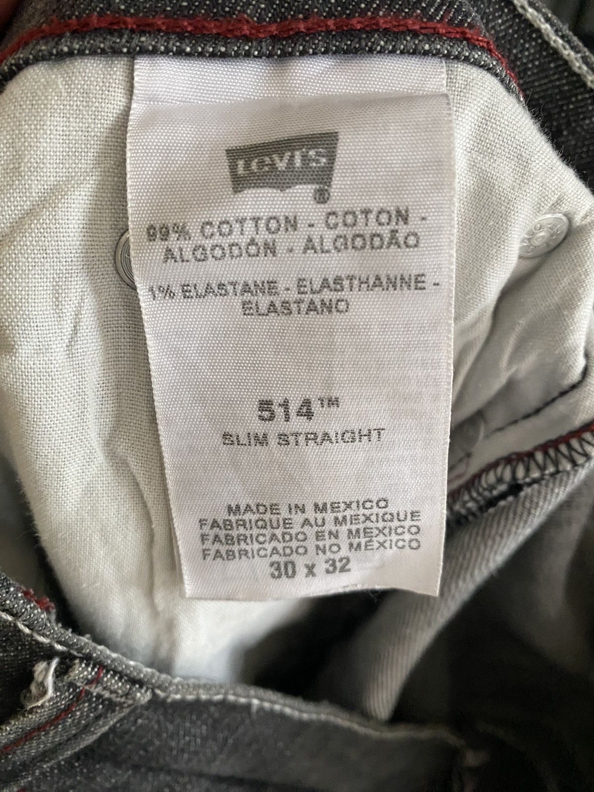 Levi's Levis 514 Slim Straight Custom Size US 30 / EU 46 - 10 Thumbnail