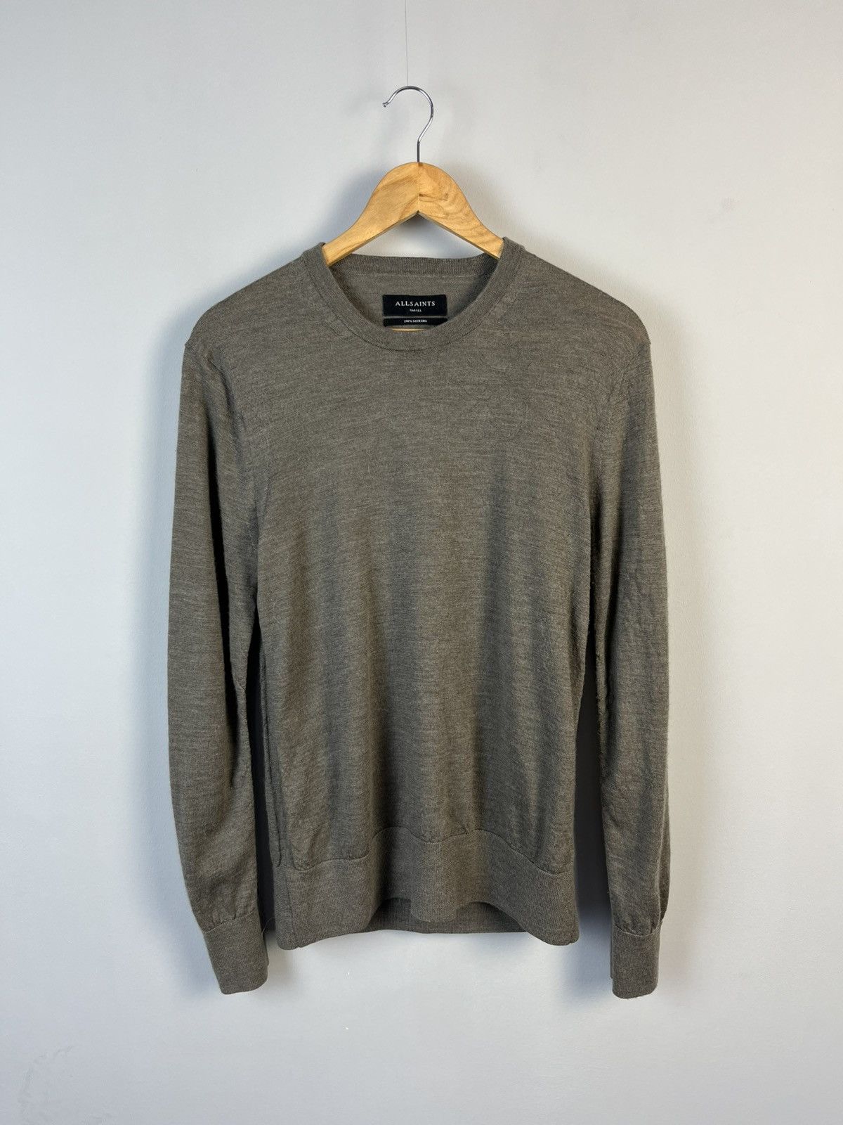 Allsaints Allsaints Lang Merino Wool Crew Neck Sweater Pullover Size US S / EU 44-46 / 1 - 1 Thumbnail