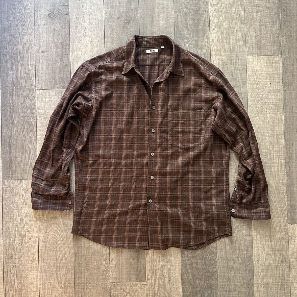 Lemaire × Uniqlo Uniqlo U plaid shirt Size US M / EU 48-50 / 2 - 1 Thumbnail