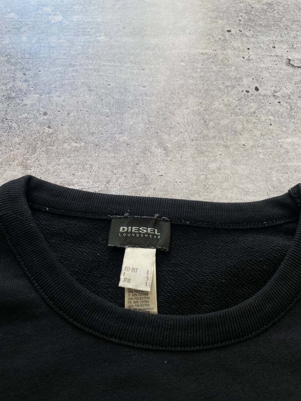 Diesel × Japanese Brand × Vintage Vintage Diesel Mini Logo Sweatshirt Y2K Size US L / EU 52-54 / 3 - 7 Thumbnail