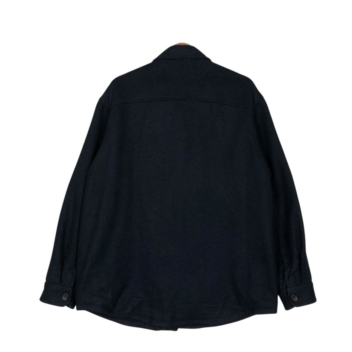 Japanese Brand Rich Blue Vintage Wool Chore Work Jacket Uniqlo Issey Miyake Size US L / EU 52-54 / 3 - 9 Thumbnail