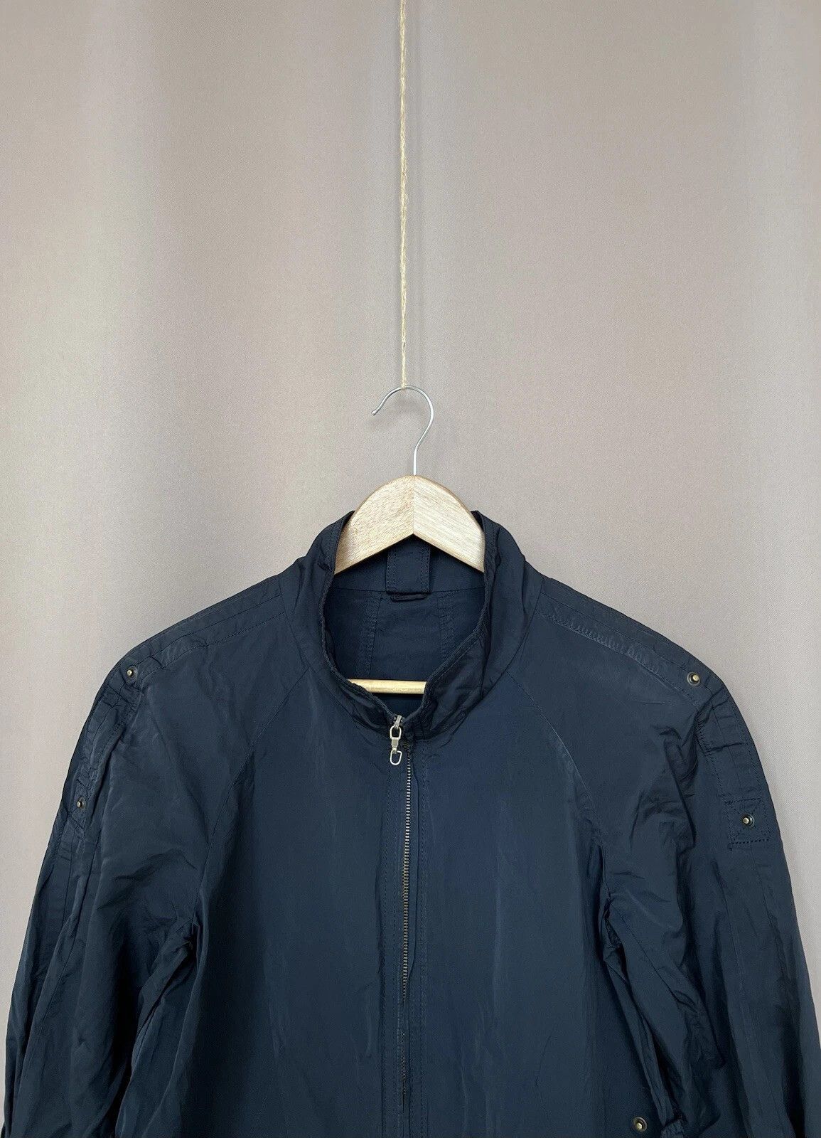 Brunello Cucinelli Brunello Cucinelli Jacket Womens Size 42 or M Navy Full Zip Size M / US 6-8 / IT 42-44 - 2 Thumbnail