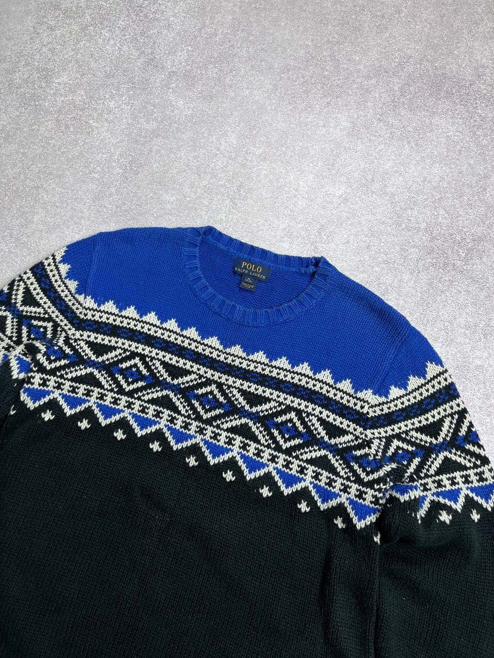 Polo Ralph Lauren × Vintage Vintage Polo Ralph Lauren Heavy Knit Sweater M Size US M / EU 48-50 / 2 - 2 Thumbnail
