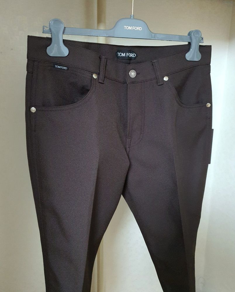 Tom Ford o1sm1stk0824 Active Riding Pant in Dark Brown Size US 30 / EU 46 - 3 Thumbnail