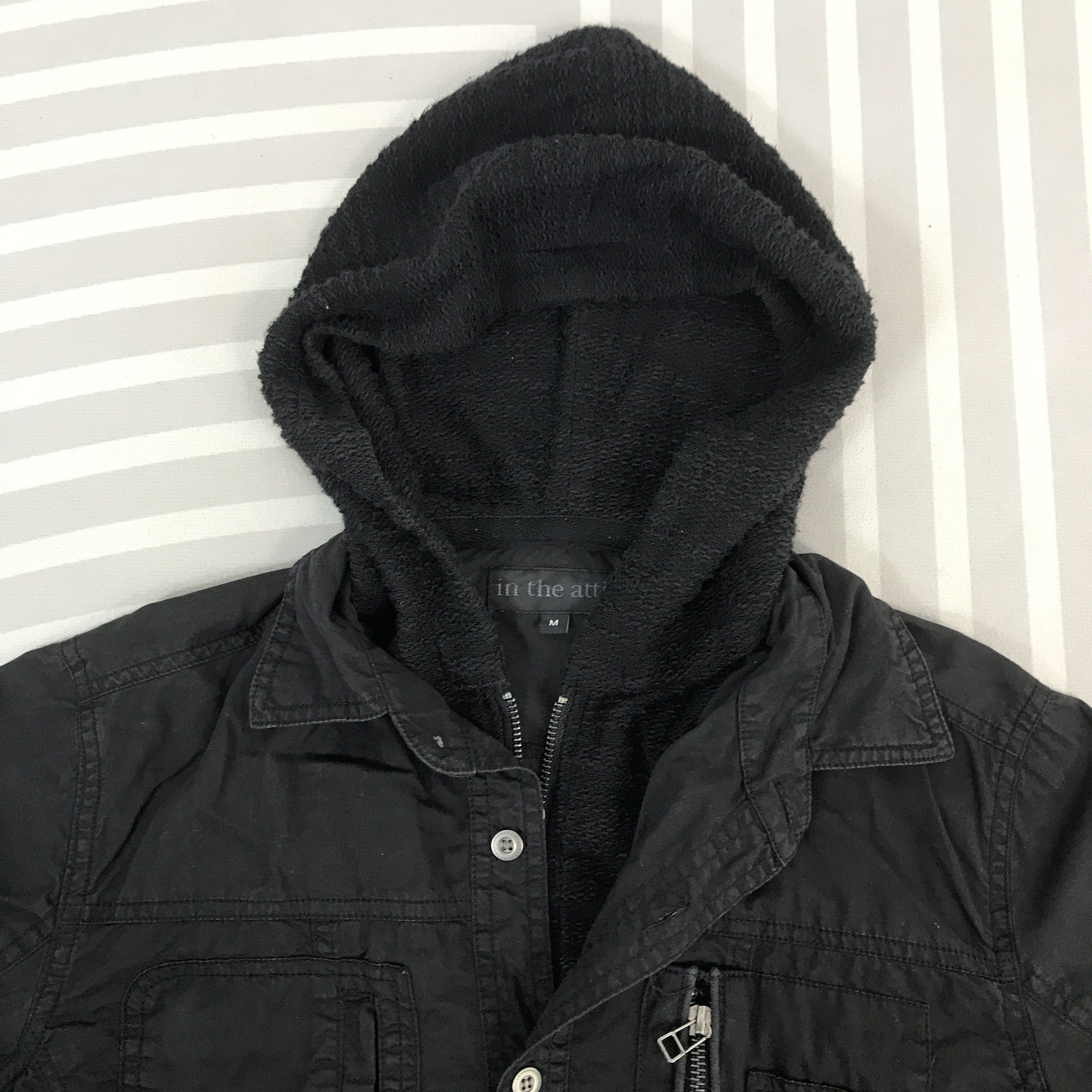 In The Attic Vintage In the attic Button Design Hoodie shirt Jacket Size US M / EU 48-50 / 2 - 7 Thumbnail