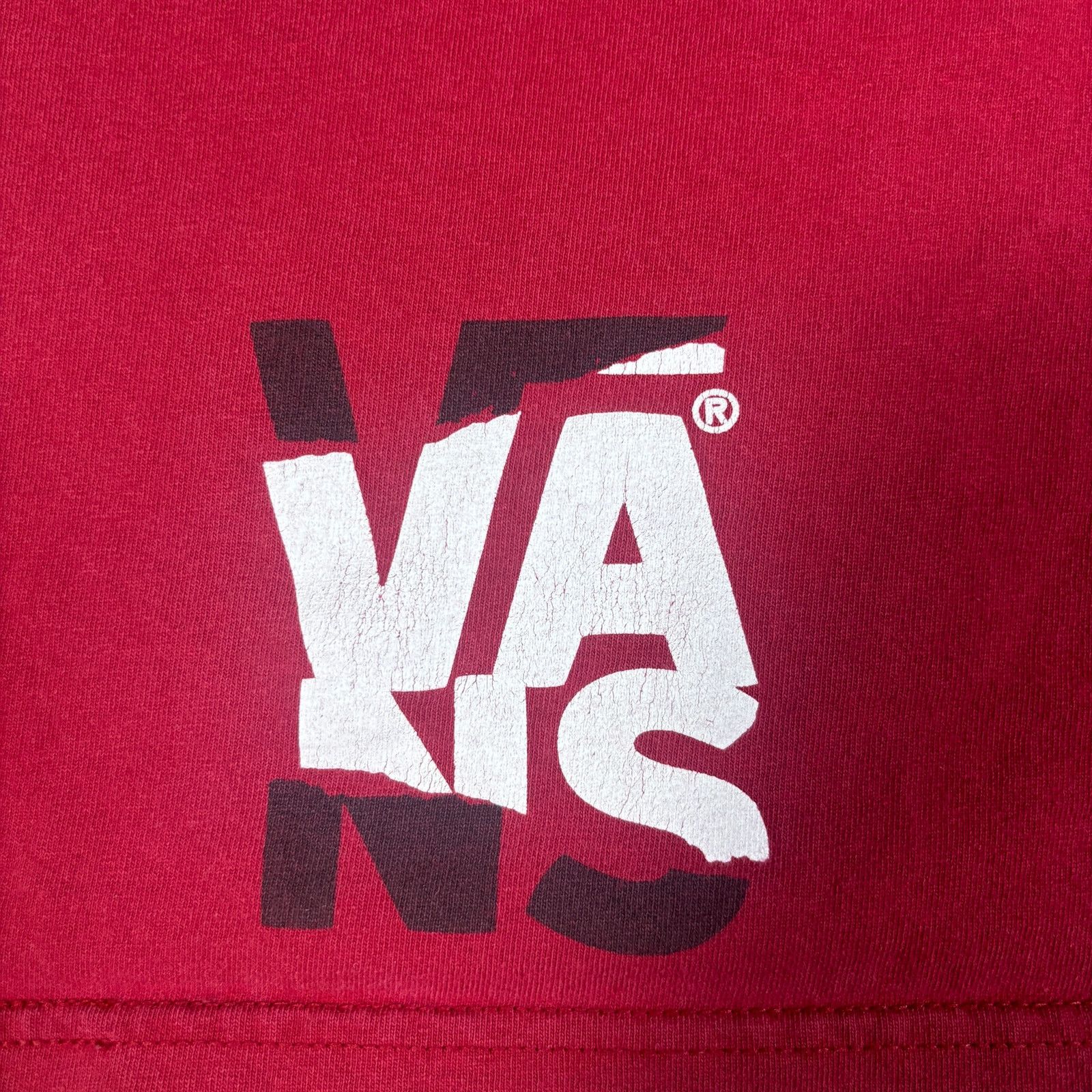 Vans y2k 2000s Vans red tshirt womens Medium emo grunge skater Size M / US 6-8 / IT 42-44 - 9 Thumbnail