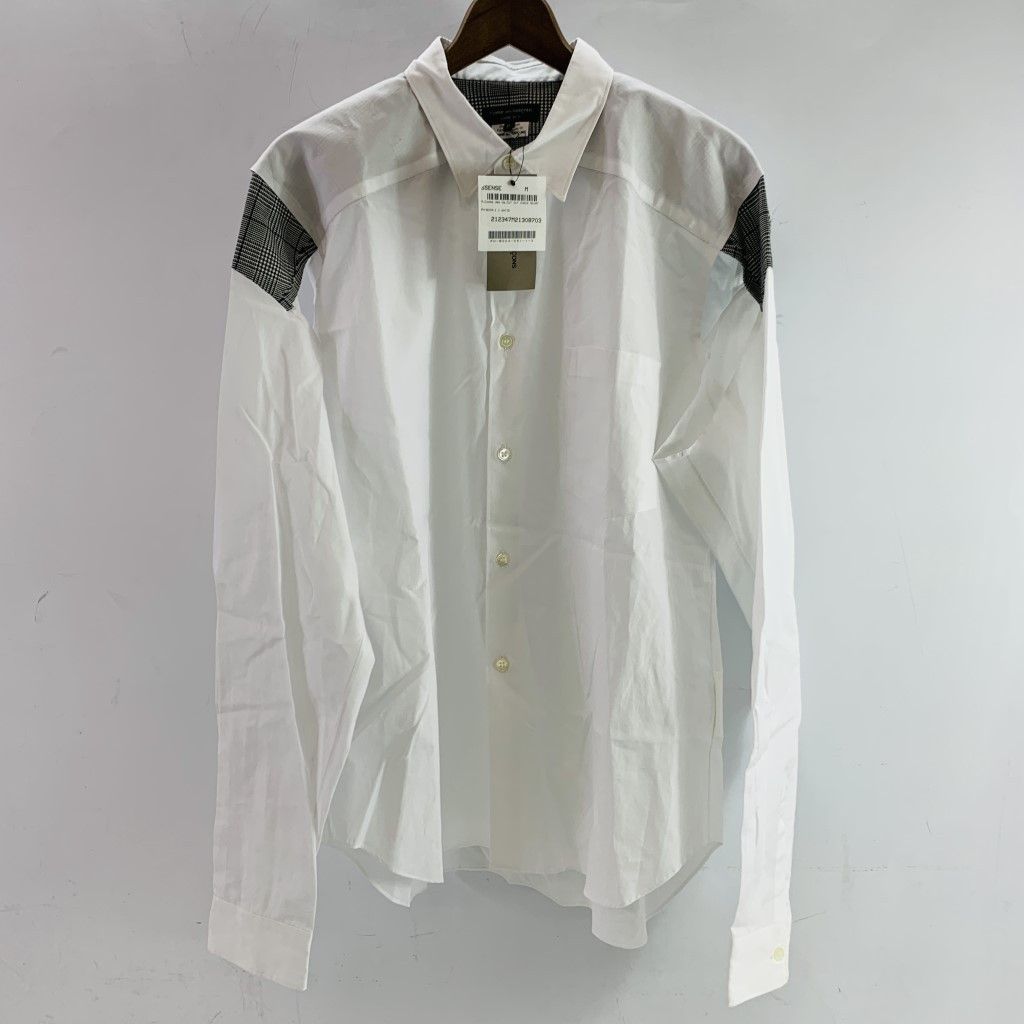 Comme des Garcons Homme Shirt Sleeve Design Button White Size US M / EU 48-50 / 2 - 1 Thumbnail