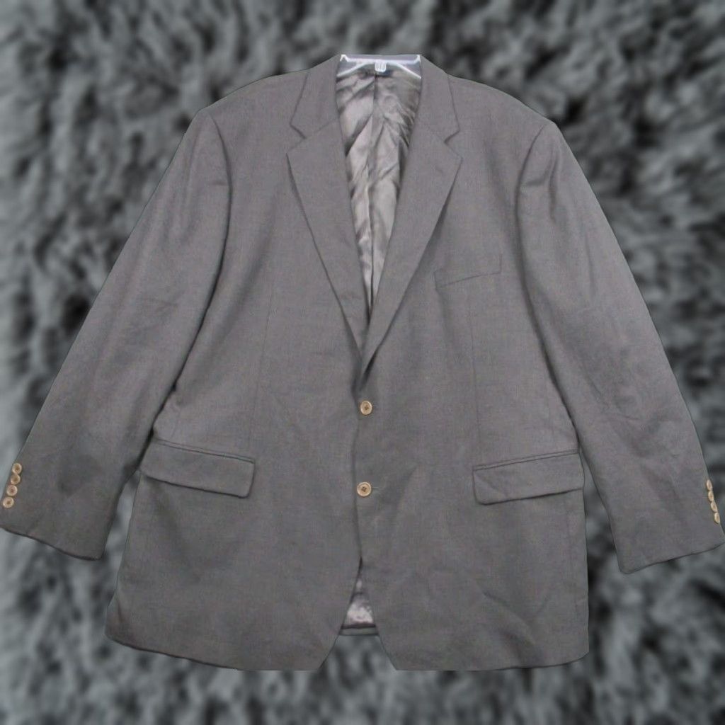 Brooks Brothers Brooks Brothers 346 Blazer Jacket 50 Men Wool Dark Gray EUC Size 50R - 1 Thumbnail
