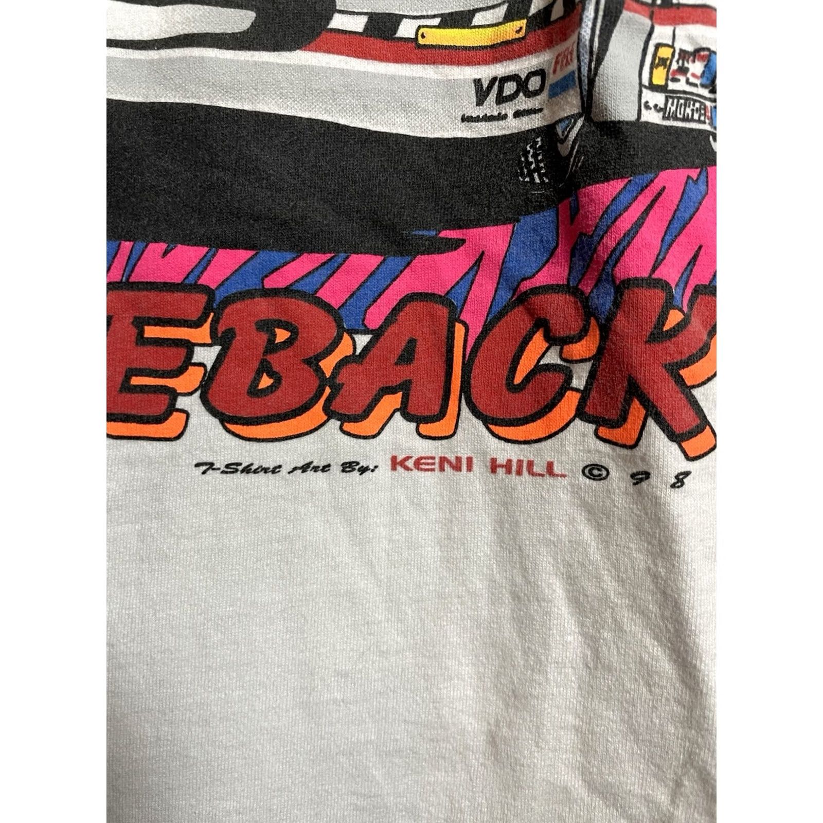 Fruit Of The Loom VINTAGE Drag Racing Ford Bob Glidden Graphic T-Shirt Size 2XL Short Sleeve Crew Neck 100% Cotton White Men USA Signed Fruit of the Loom Shirt Size US XXL / EU 58 / 5 - 4 Thumbnail