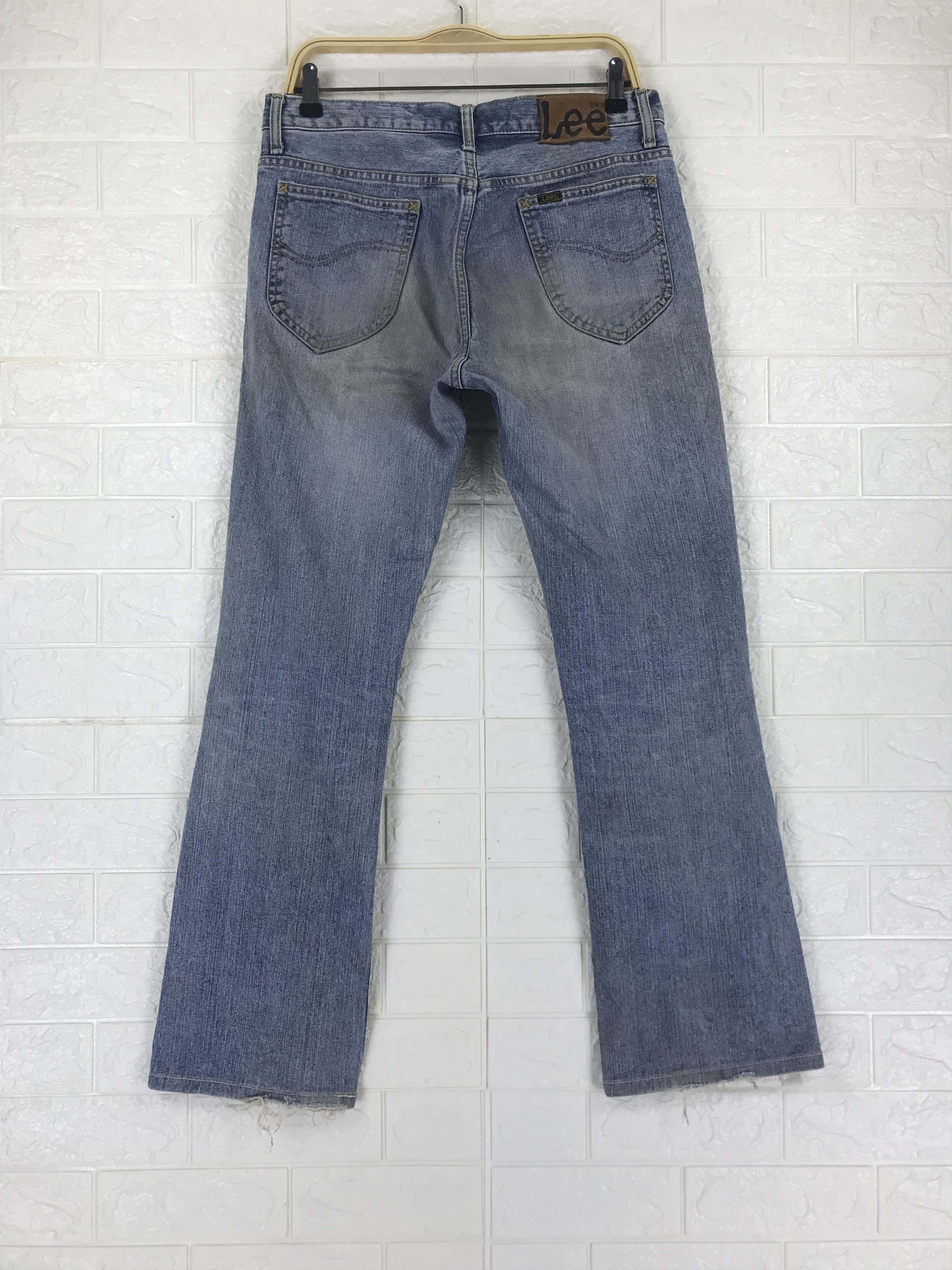 Lee Vintage Lee Riders Distressed Flare Jeans Size US 32 / EU 48 - 5 Thumbnail