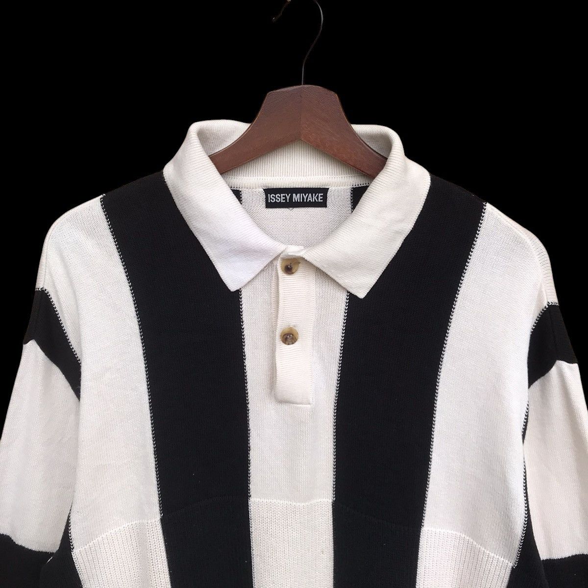 Issey Miyake RARE VINTAGE 90S ISSEY MIYAKE PRISONER ZEBRA STRIPED JUMPER Size US M / EU 48-50 / 2 - 6 Thumbnail