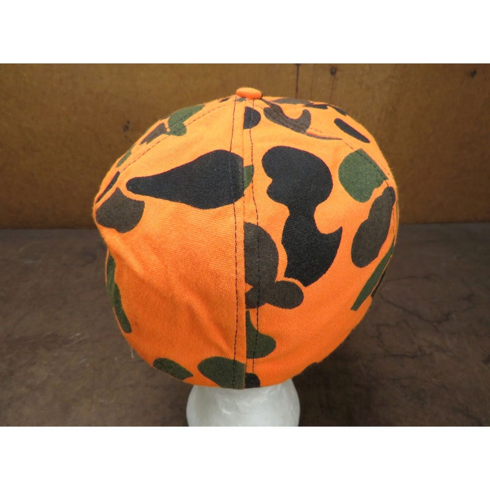Vintage VINTAGE Cabela's Orange Camo Hat Adult Medium Deer hunting warm USA Size ONE SIZE - 4 Thumbnail