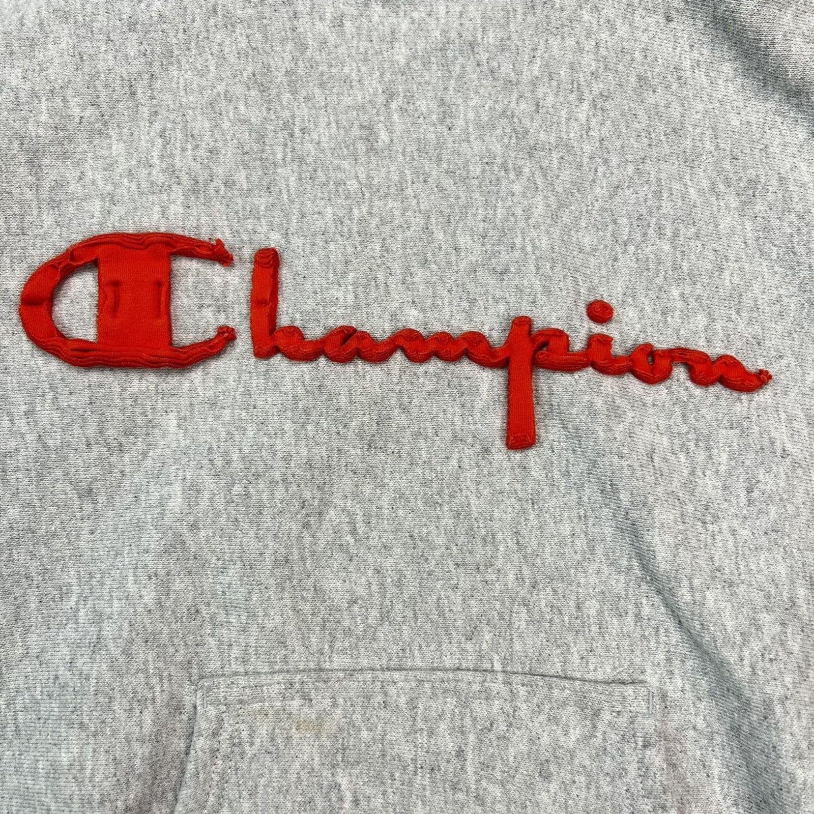 Champion × Vintage Champion Hoodie XS Reverse Weave Script Pullover Hooded Size XS / US 0-2 / IT 36-38 - 2 Thumbnail
