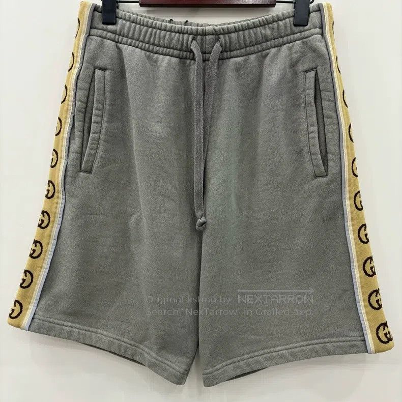Gucci Gucci Size XS Double G String Logo Striped Drawstring Tie- Size US 29 - 1 Thumbnail
