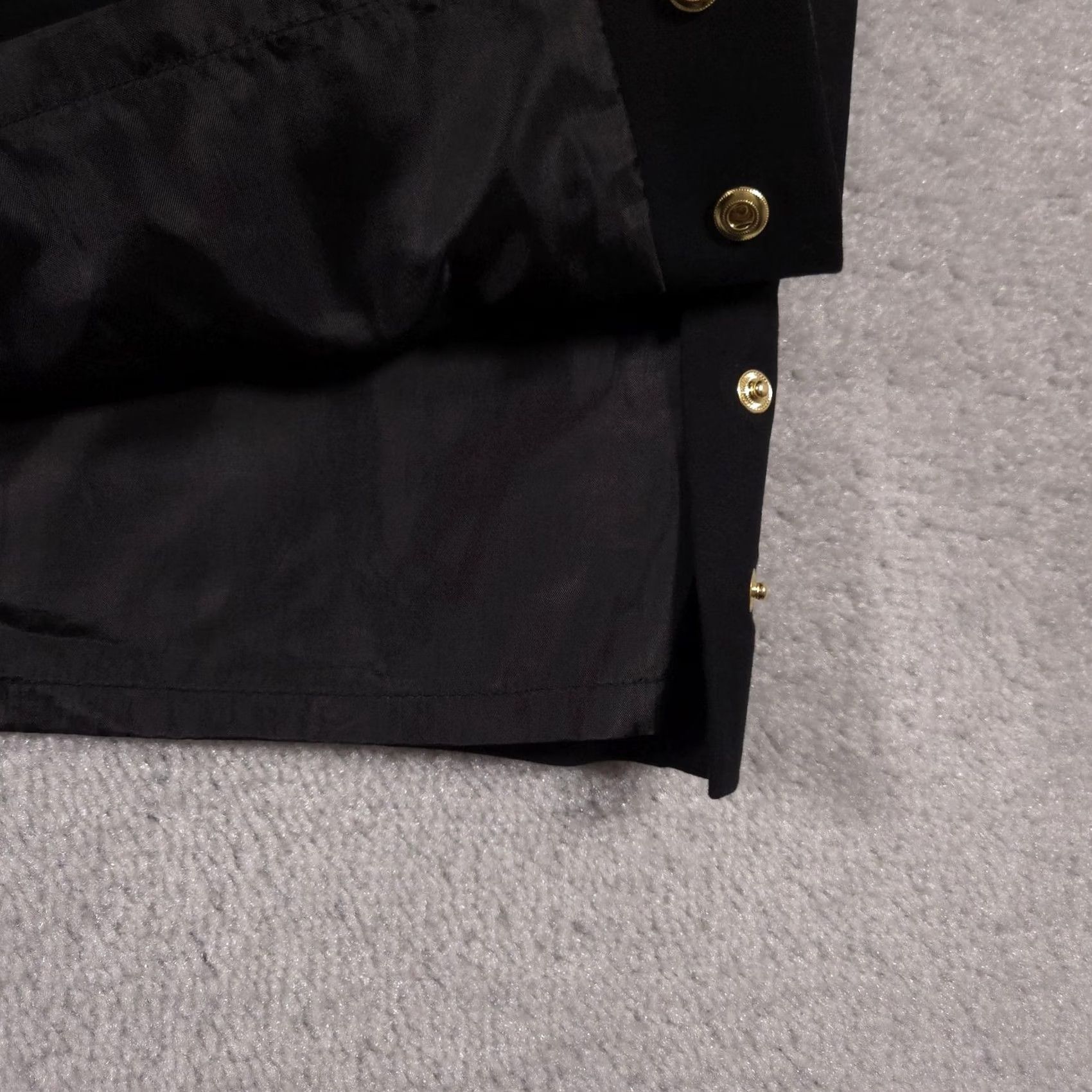 Worthington Worthington Skirt Womens 16 Black Pencil Zip Lined Career Office Snaps Slit Back Zipper Womens Size 38" / US 16 / IT 52 - 6 Thumbnail