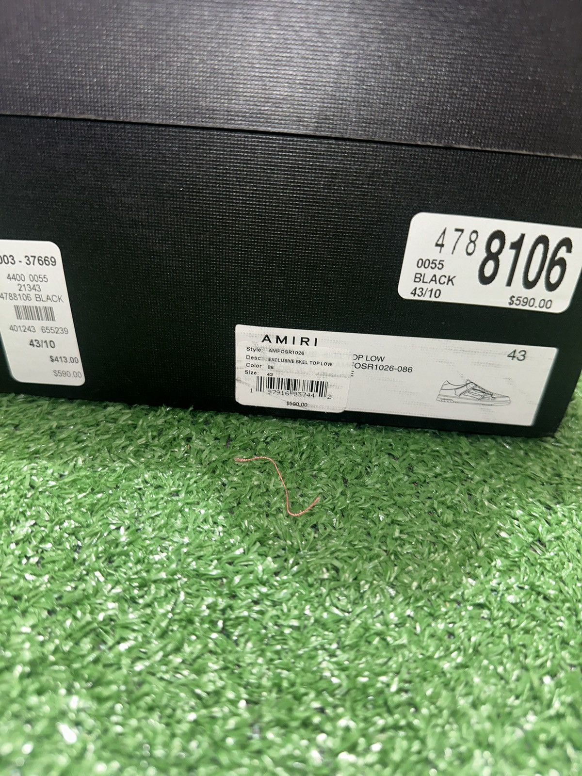 Amiri Amiri blue Skeleton Sneakers Size US 8 / EU 41 - 4 Thumbnail