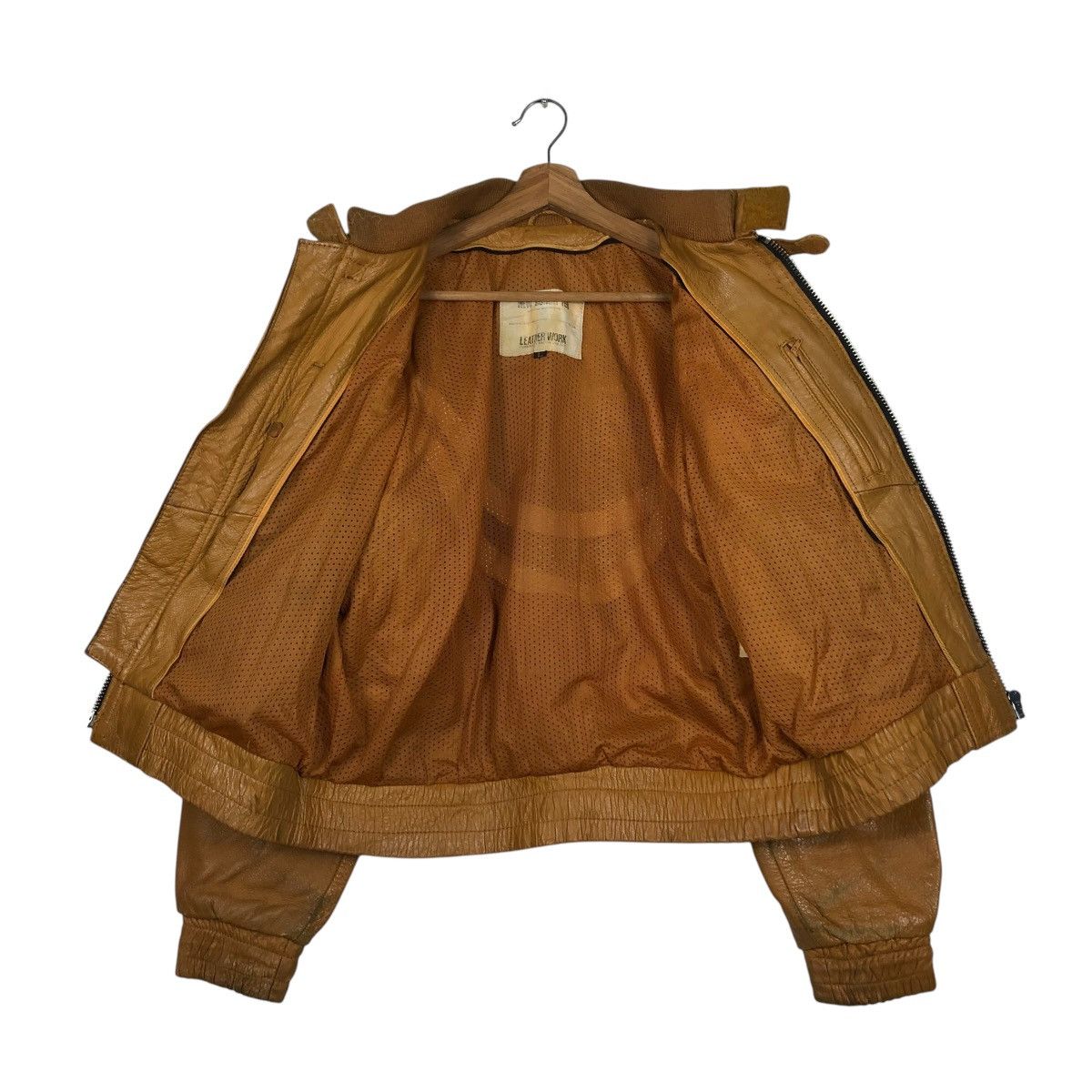 Kadoya 🔥VINTAGE LEATHER JACKET NEW CONCEPTOR KADOYA RACING MOTOR Size US L / EU 52-54 / 3 - 15 Thumbnail
