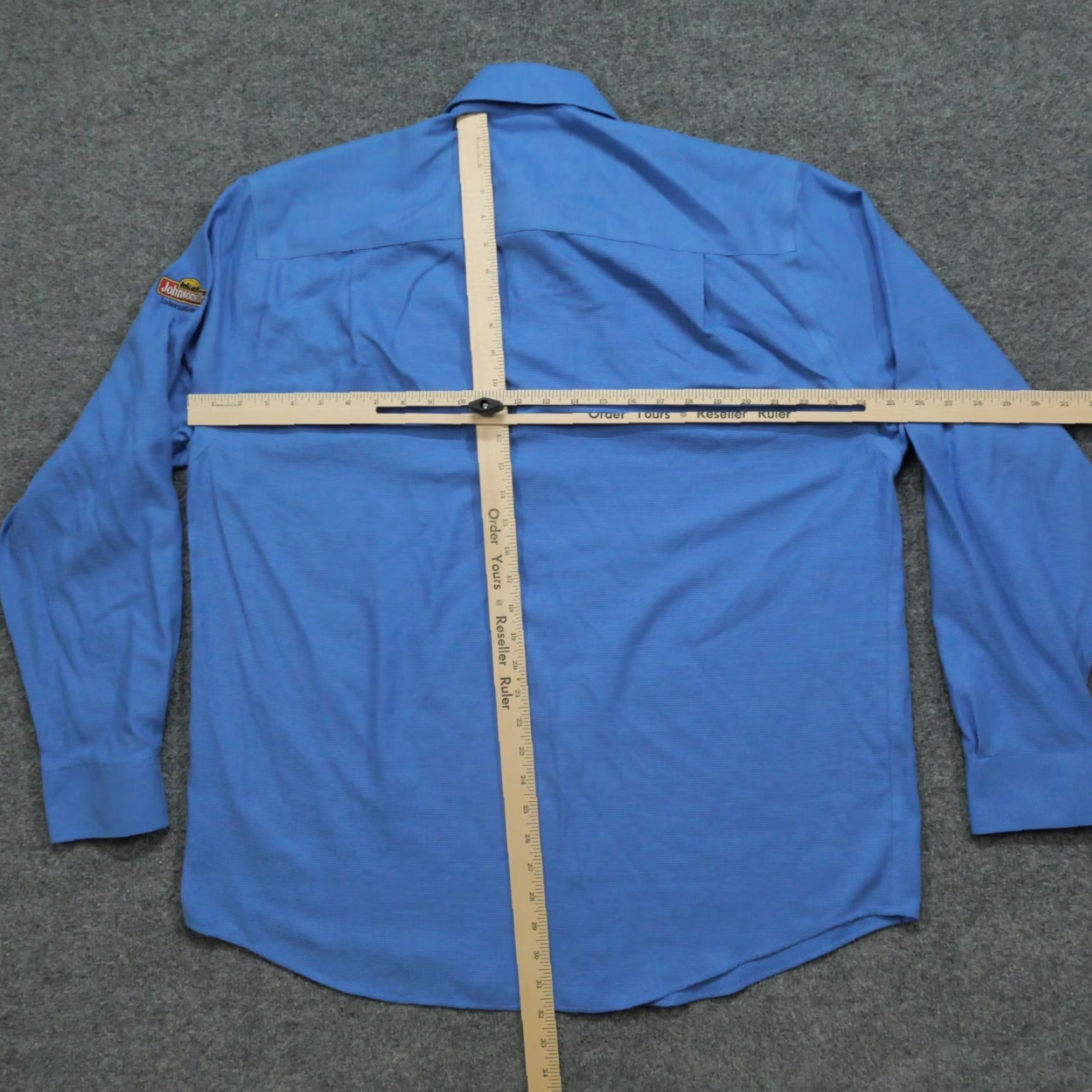 Cutter & Buck Cutter & Buck Shirt Mens XL Blue Button-Up Johnsonville Sausage Dress? Size 46R - 7 Thumbnail