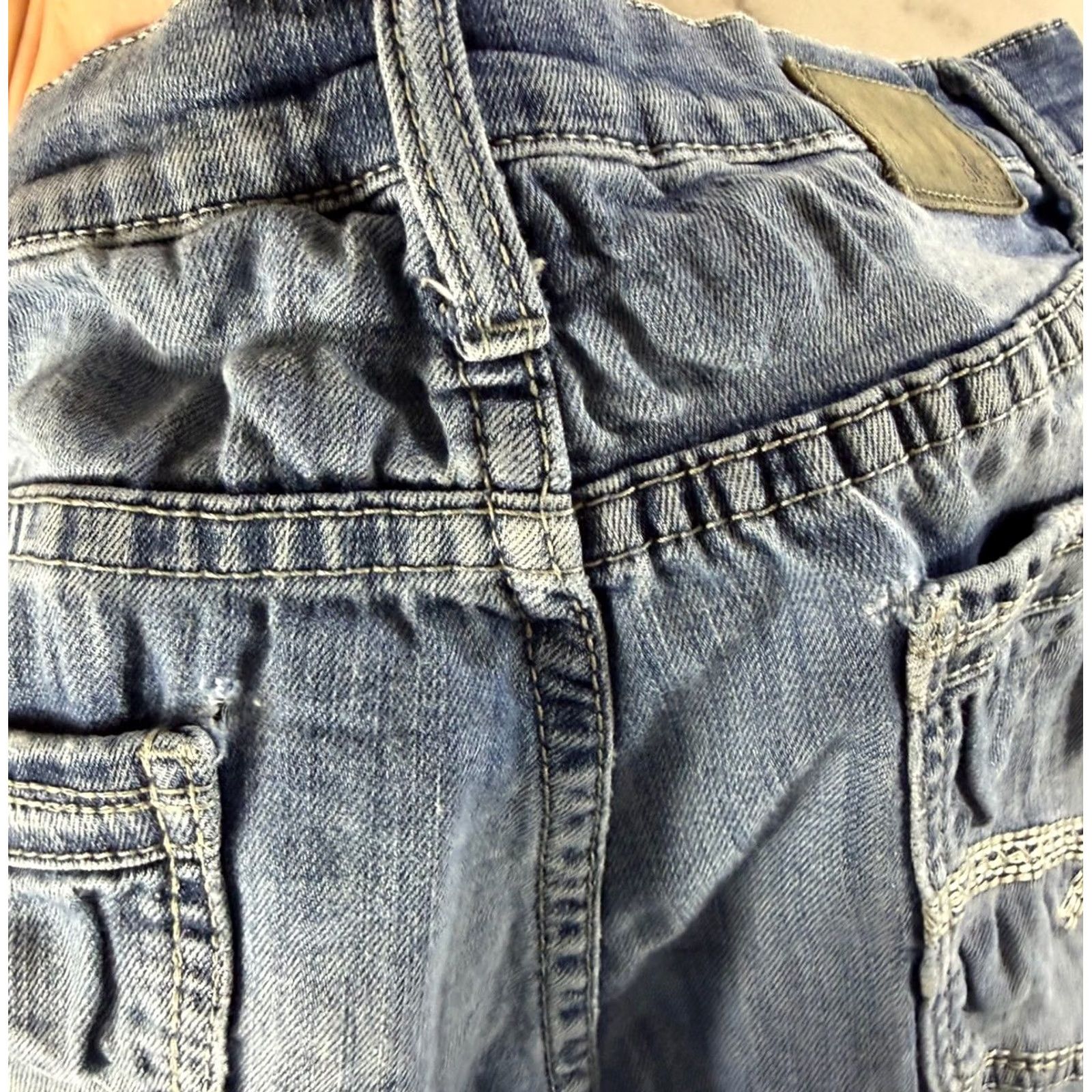 BKE BKE Jeans Mason Mens 36x30 Blue Denim Tapered Regular Fit 5-Pocket Stretch Denim Size US 36 / EU 52 - 4 Thumbnail