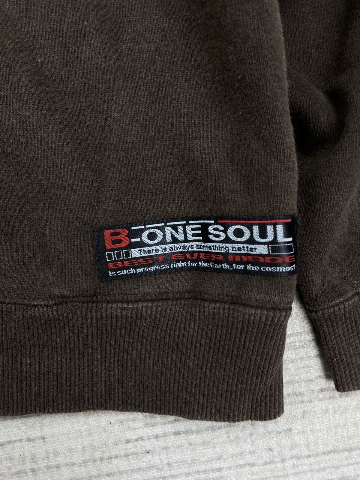 Hysteric Glamour × Vintage Vintage B One Soul Dark Brown Sweatshirt Size US XL / EU 56 / 4 - 6 Thumbnail