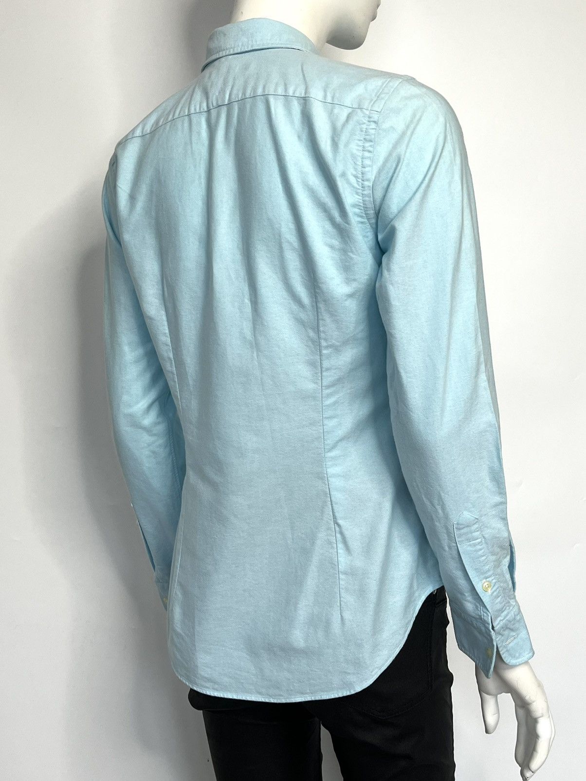 Ralph Lauren Ralph Lauren size XS blue classic women's shirt cotton slim Size XS / US 0-2 / IT 36-38 - 3 Thumbnail
