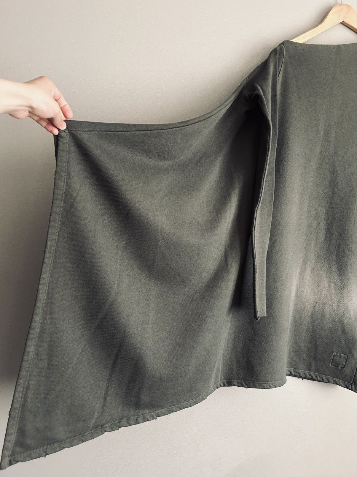 Rick Owens DRKSHDW Asymmetric Fleece Top