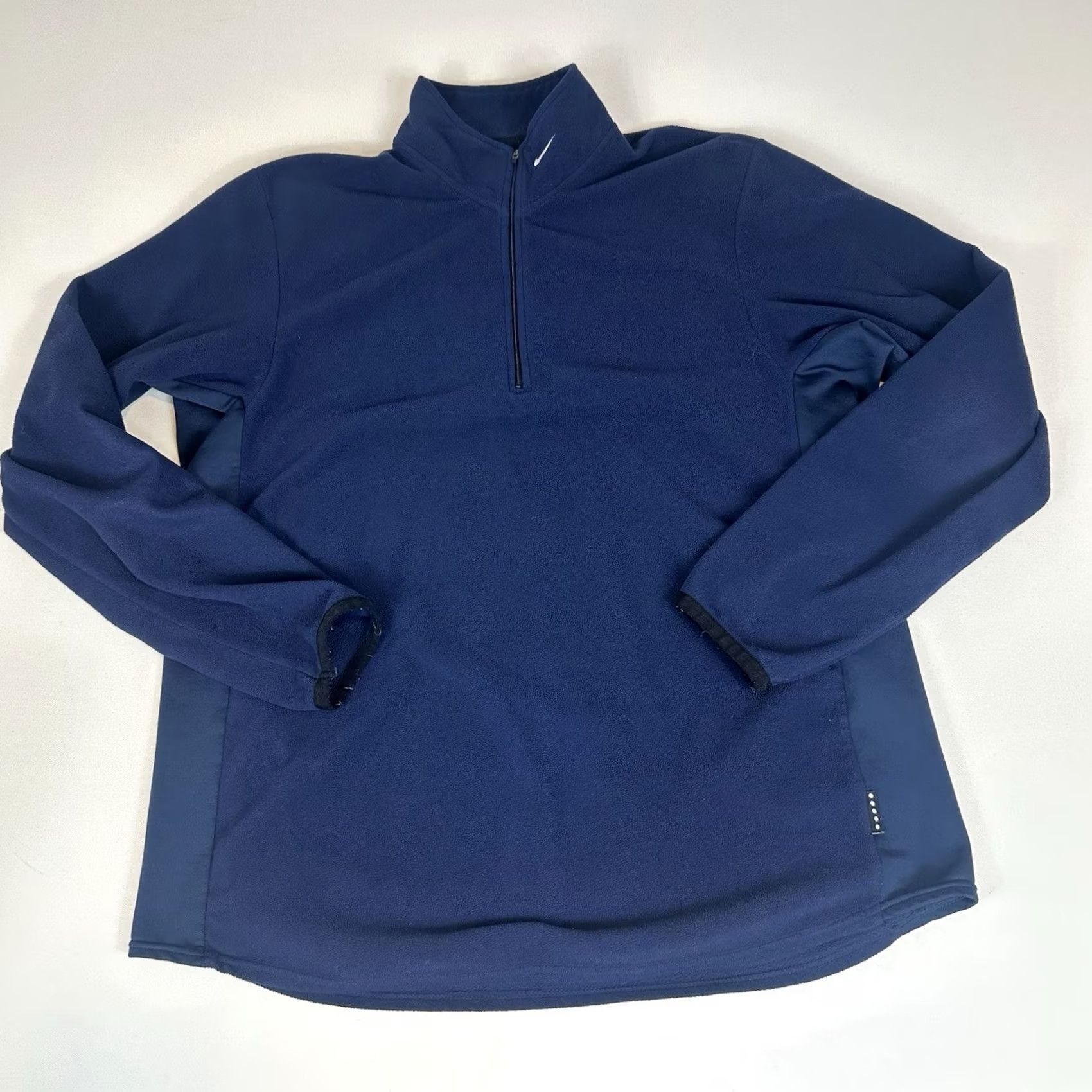 Nike VINTAGE Nike Sweatshirt 1/4 Zip Blue Mens XL Fleece Long Sleeve Pullover 80s 90s Sports Shirt Size US XL / EU 56 / 4 - 2 Thumbnail