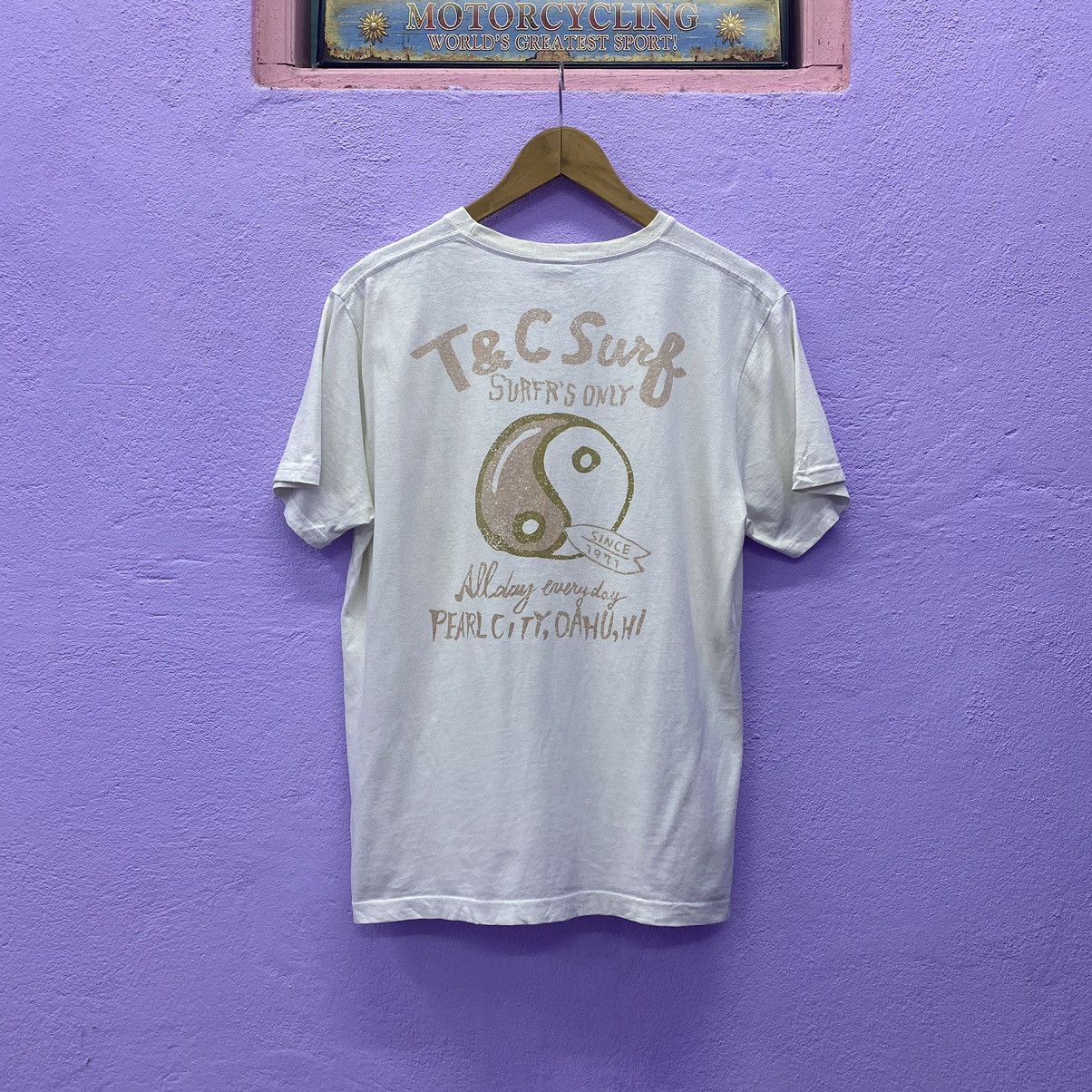 Vintage Vintage Y2K T&C Surf Design Printed Tshirt Size US M / EU 48-50 / 2 - 3 Thumbnail