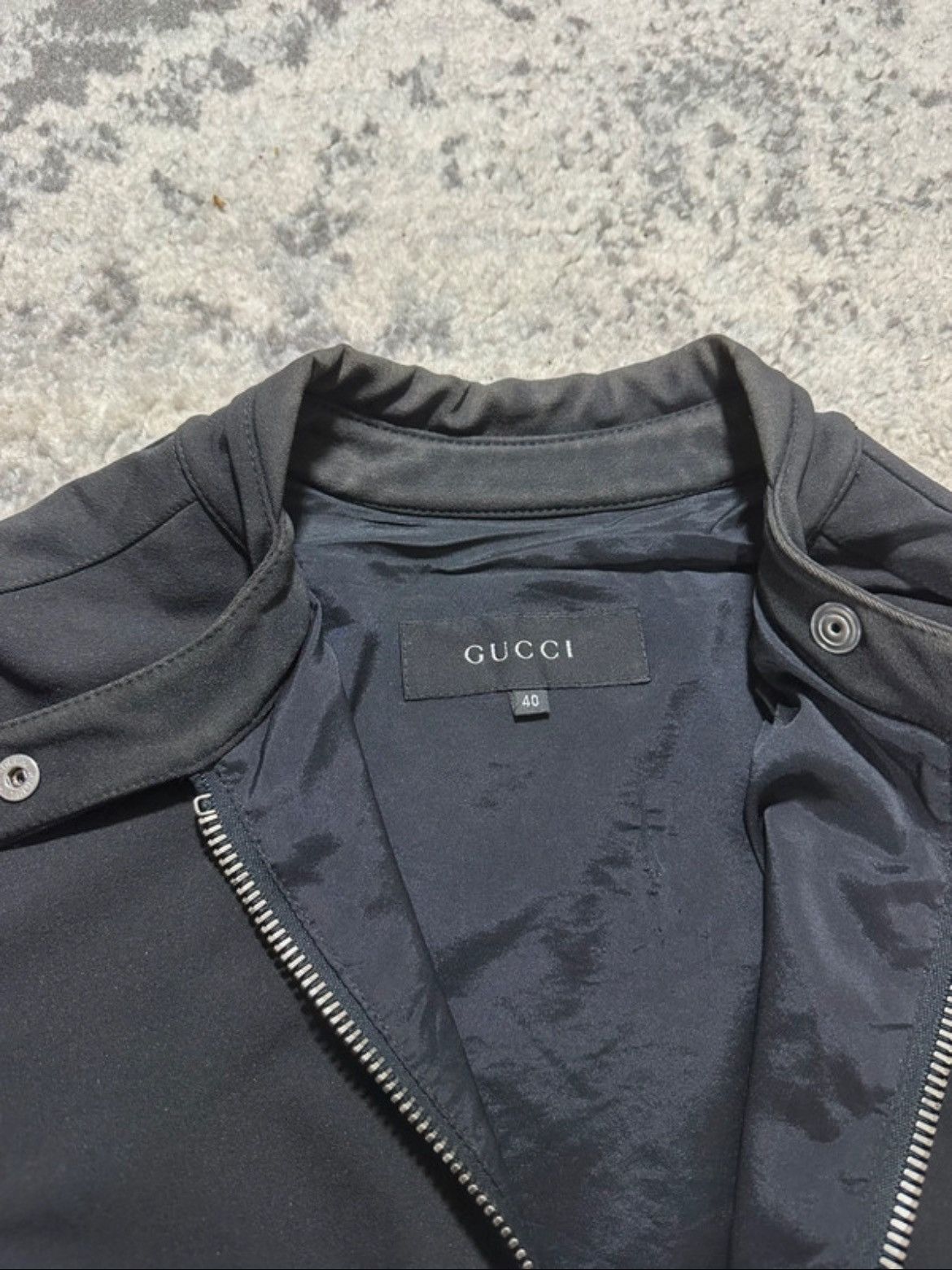 Gucci 1998 Zip Biker Jacket by Gucci Size S / US 4 / IT 40 - 5 Thumbnail