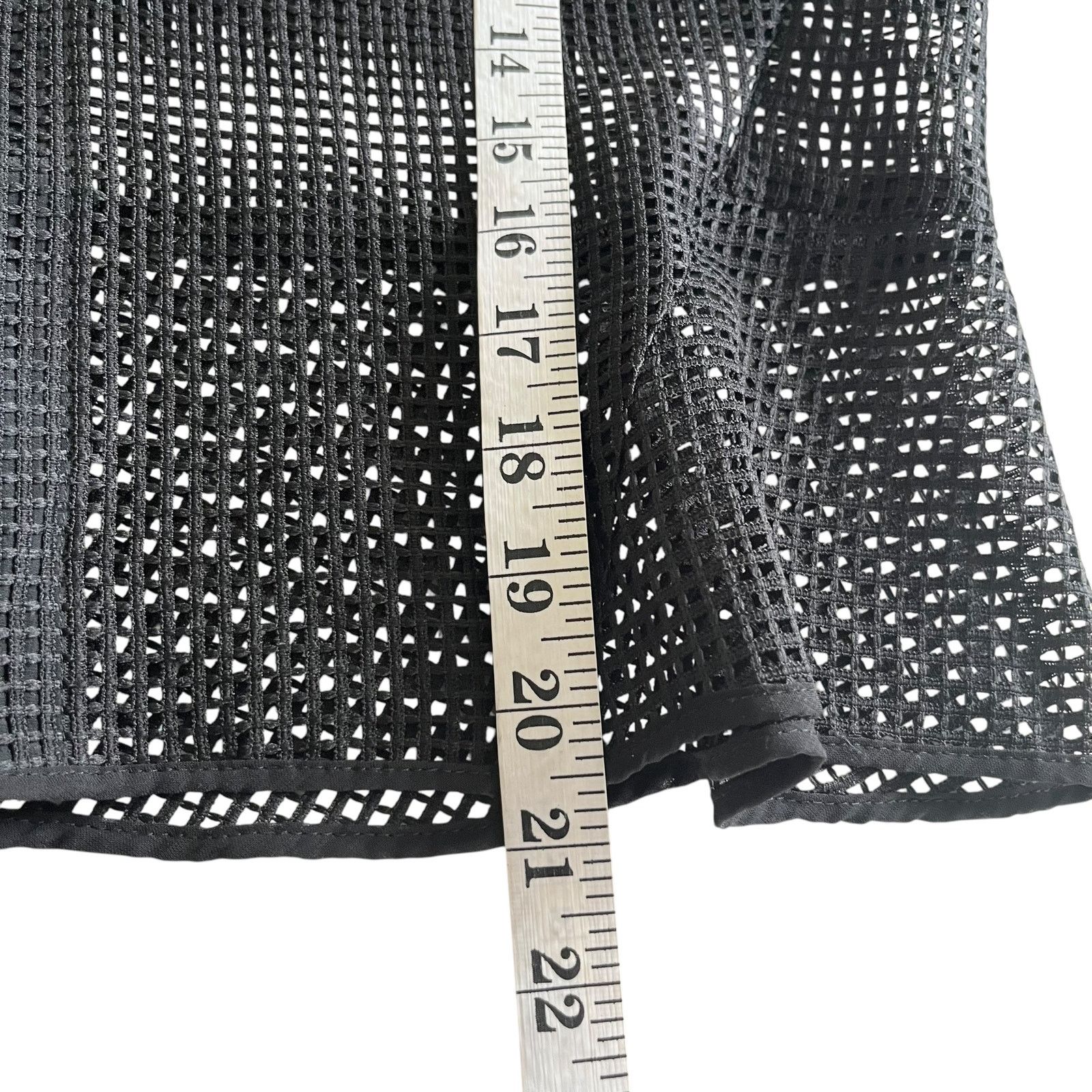 Other UK Maria Grazia Severi Black Mesh Embroidered Jacket Size XL / US 12-14 / IT 48-50 - 9 Thumbnail