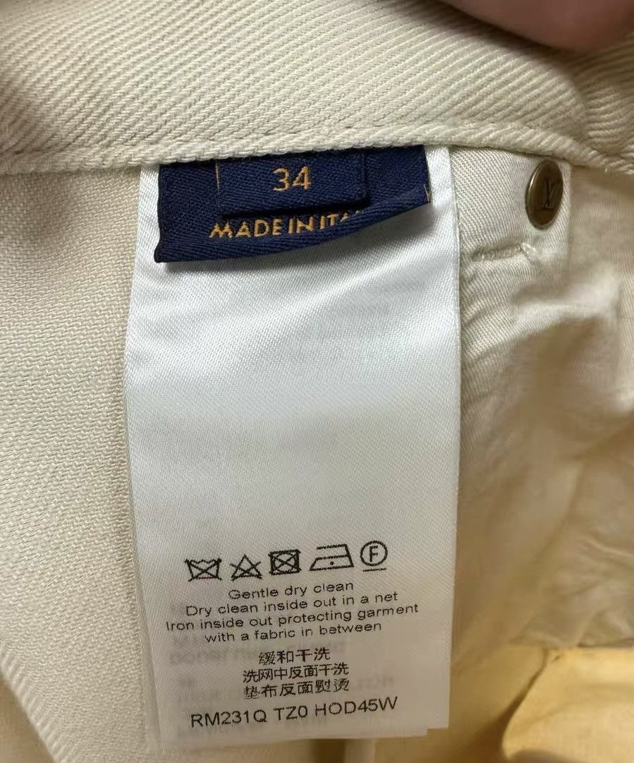 Louis Vuitton Louis Vuitton 34 Skate Denim Jeans Monogram Beige Size US 34 / EU 50 - 10 Thumbnail