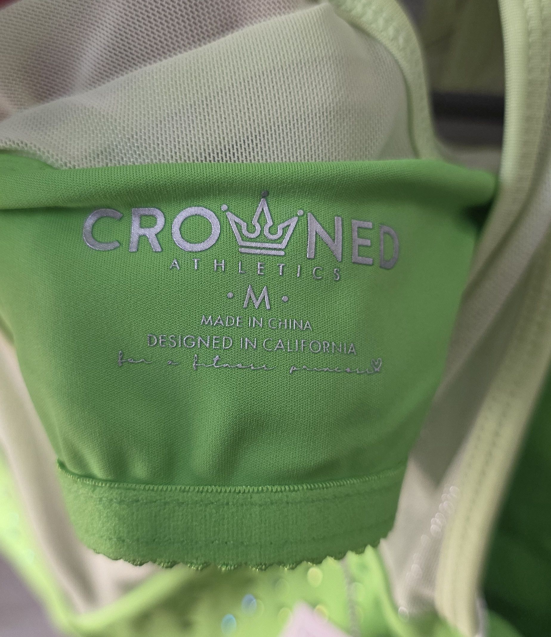 Other NWT Crowned Athletics Pixie Flyer Athletic Tank - Green M Size M / US 6-8 / IT 42-44 - 3 Thumbnail
