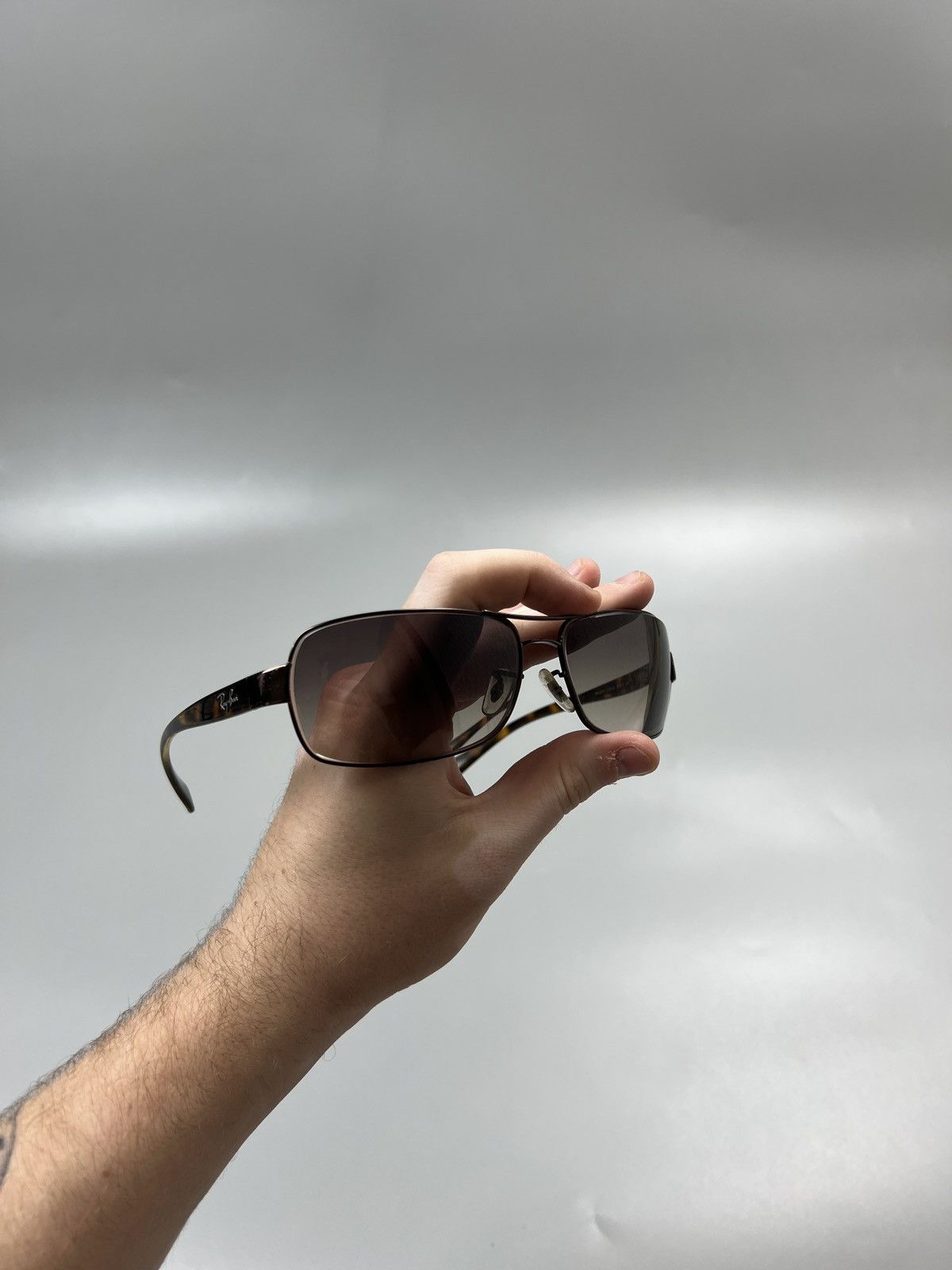 RayBan RayBan Chrome Frame Sunglasses (Y0548) Size ONE SIZE - 2 Thumbnail