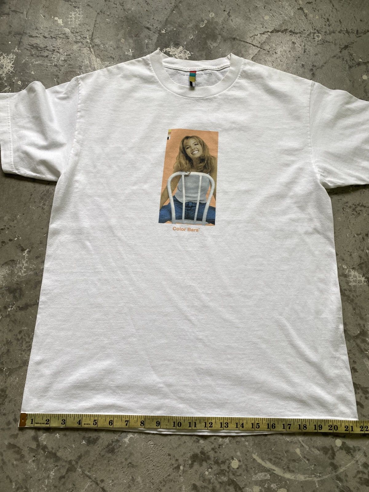 Rap Tees Young Britney Spears X Color Bars Photo Tee Size US L / EU 52-54 / 3 - 8 Thumbnail