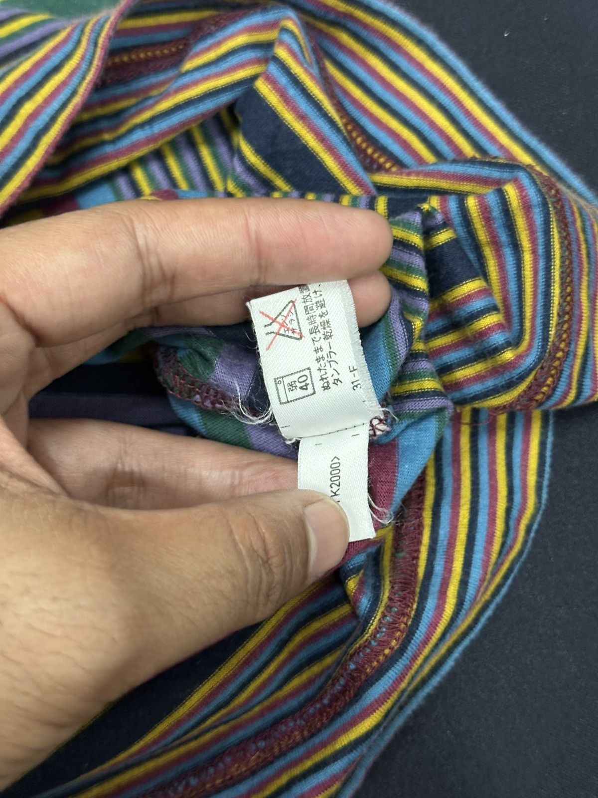 Missoni Vintage Missoni Multicolour Half Button L/S Shirt Size US M / EU 48-50 / 2 - 9 Thumbnail