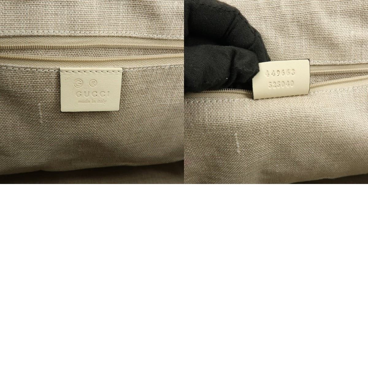 Gucci Gucci Microguccissima Dome Calfskin Shoulder Bag Cream Size ONE SIZE - 8 Thumbnail