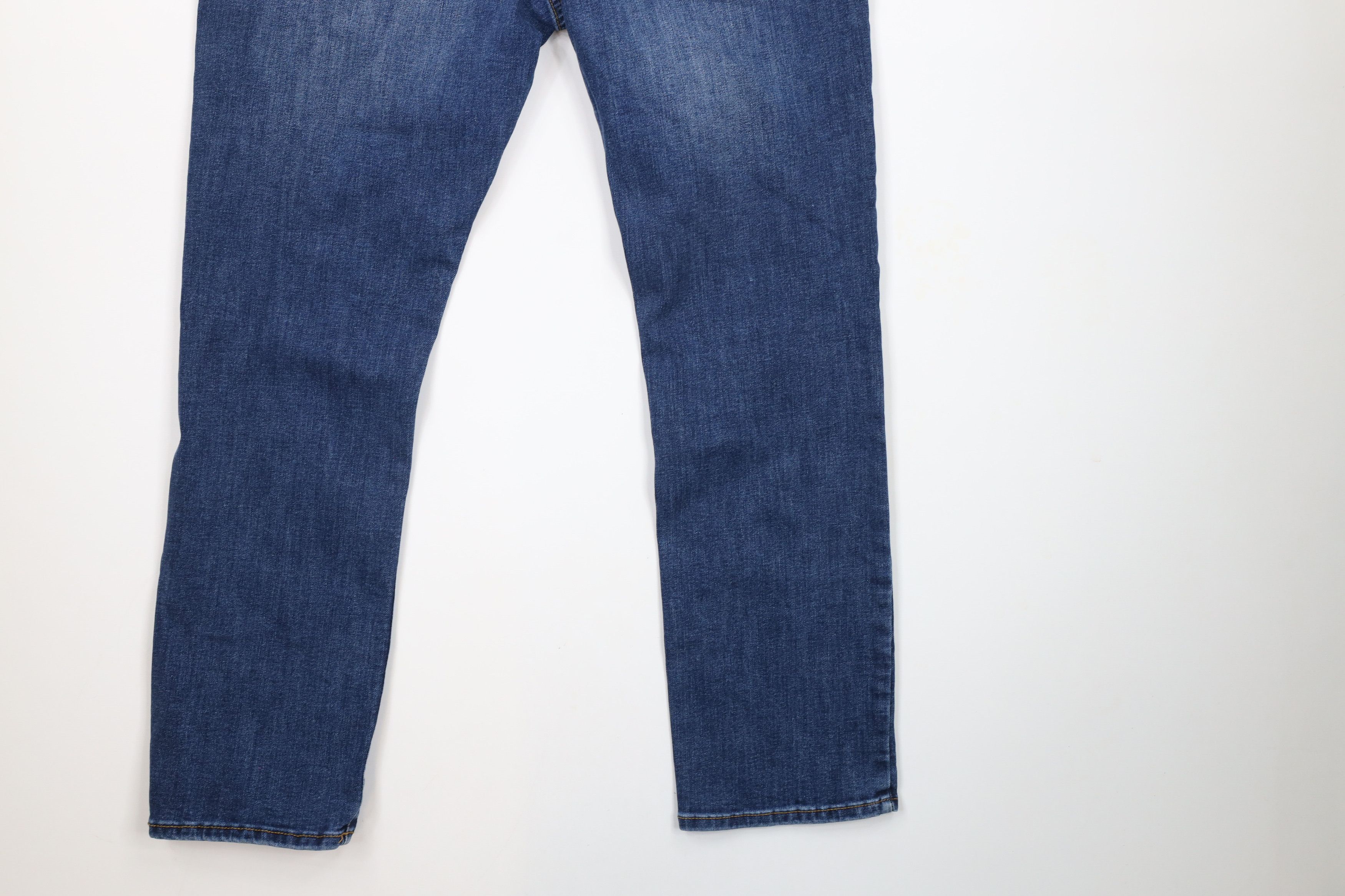 Lucky Brand × Vintage Lucky Brand Athletic Straight Leg Stretch Denim Jeans Blue Size US 32 / EU 48 - 11 Thumbnail