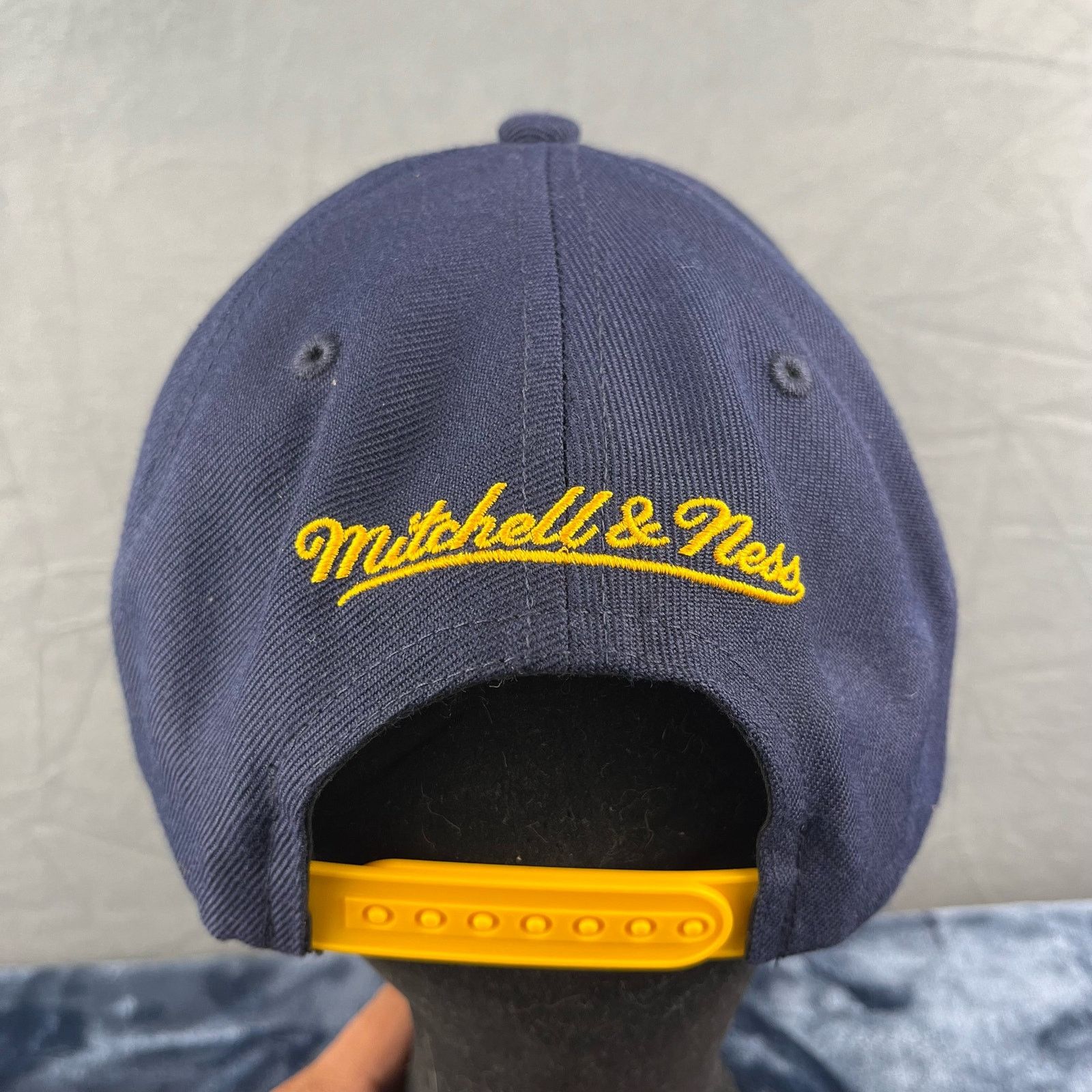Mitchell & Ness Golden State Warriors Nostalgia Co Mitchell & Ness Logo Hat Size ONE SIZE - 5 Thumbnail