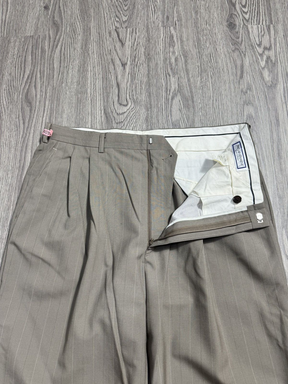 Yves Saint Laurent Yves Saint Laurent Pour Homme Trousher Pants Size US 31 - 5 Thumbnail
