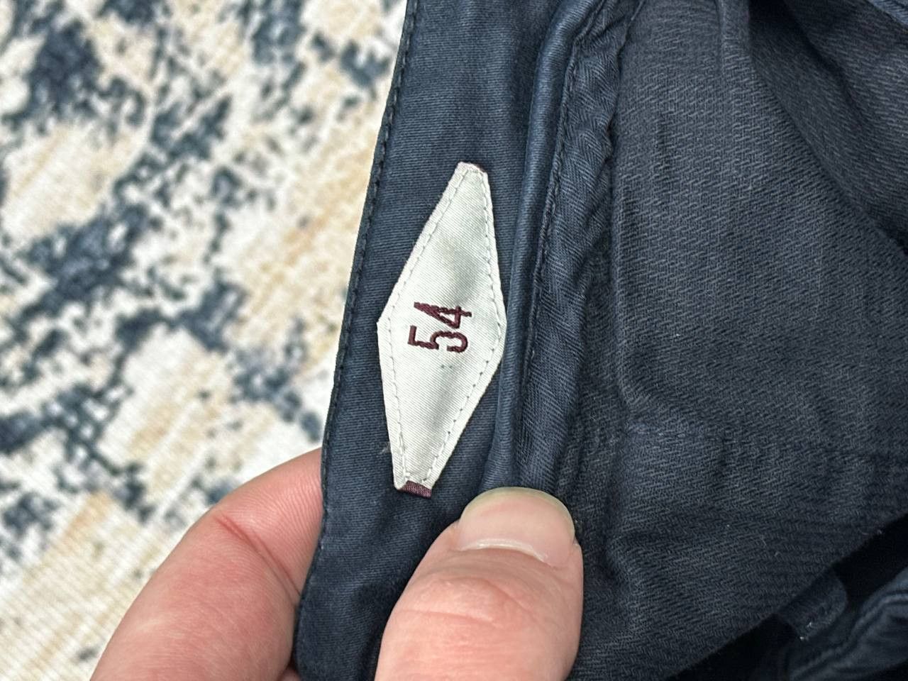Vintage Briglia 1949 Luxury Navy Slim Chino Italian Pants Size US 38 / EU 54 - 7 Thumbnail