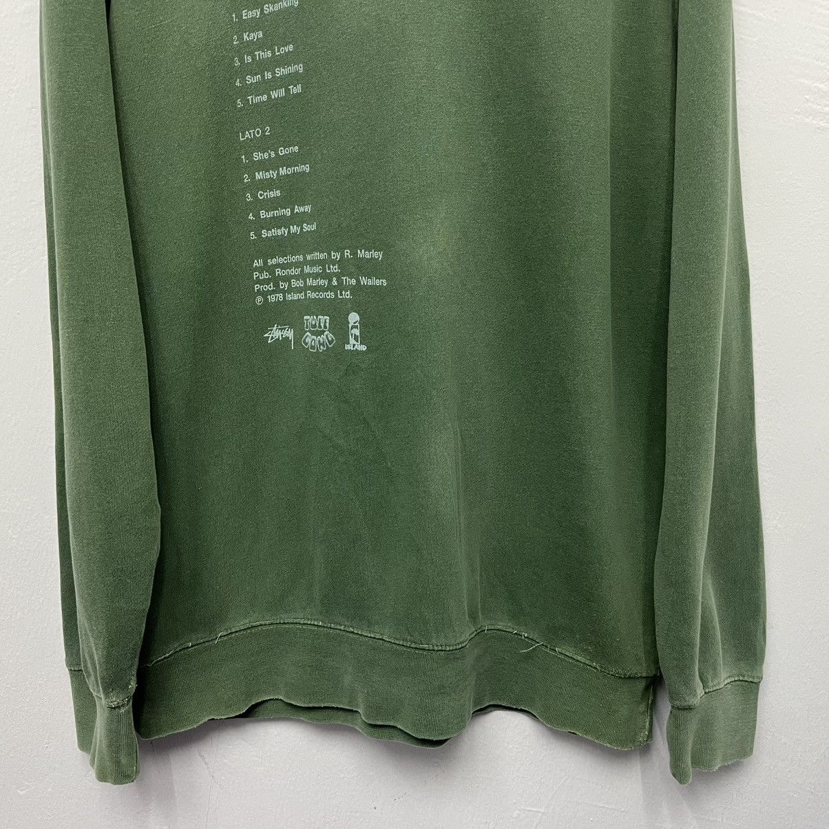 Bob Marley × Stussy Stussy Bob Marley Crewneck Sweatshirt Size US M / EU 48-50 / 2 - 4 Thumbnail