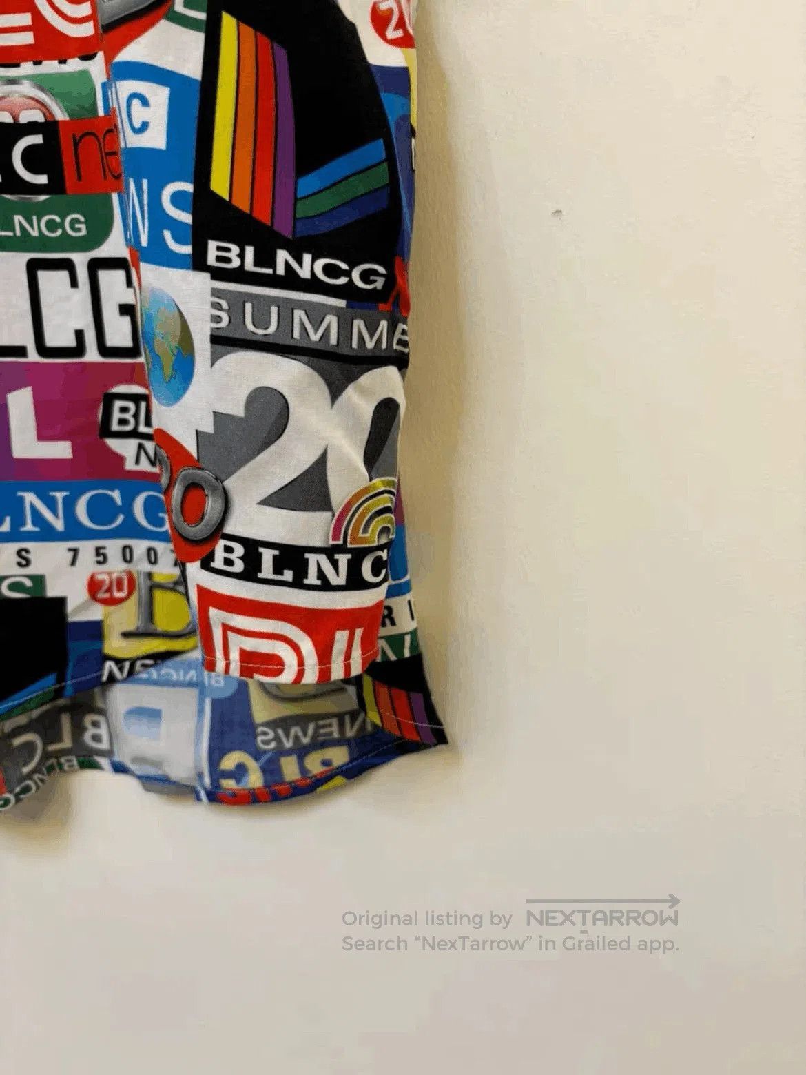 Balenciaga Sz 39 BAlenciaga News Channel Print Shirt. Size US M / EU 48-50 / 2 - 6 Thumbnail