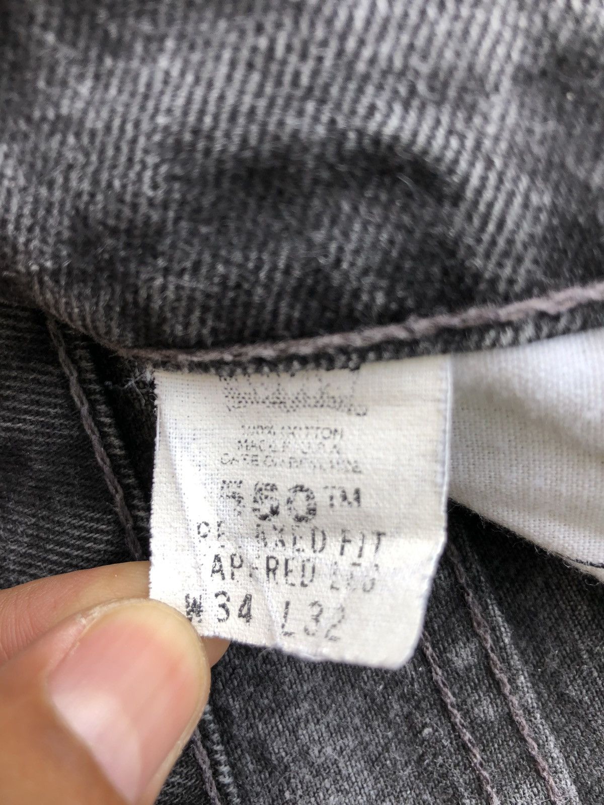 Levi's Vintage 90s Levis 550 Distressed Jeans Baggy Distressed Size US 32 / EU 48 - 19 Thumbnail