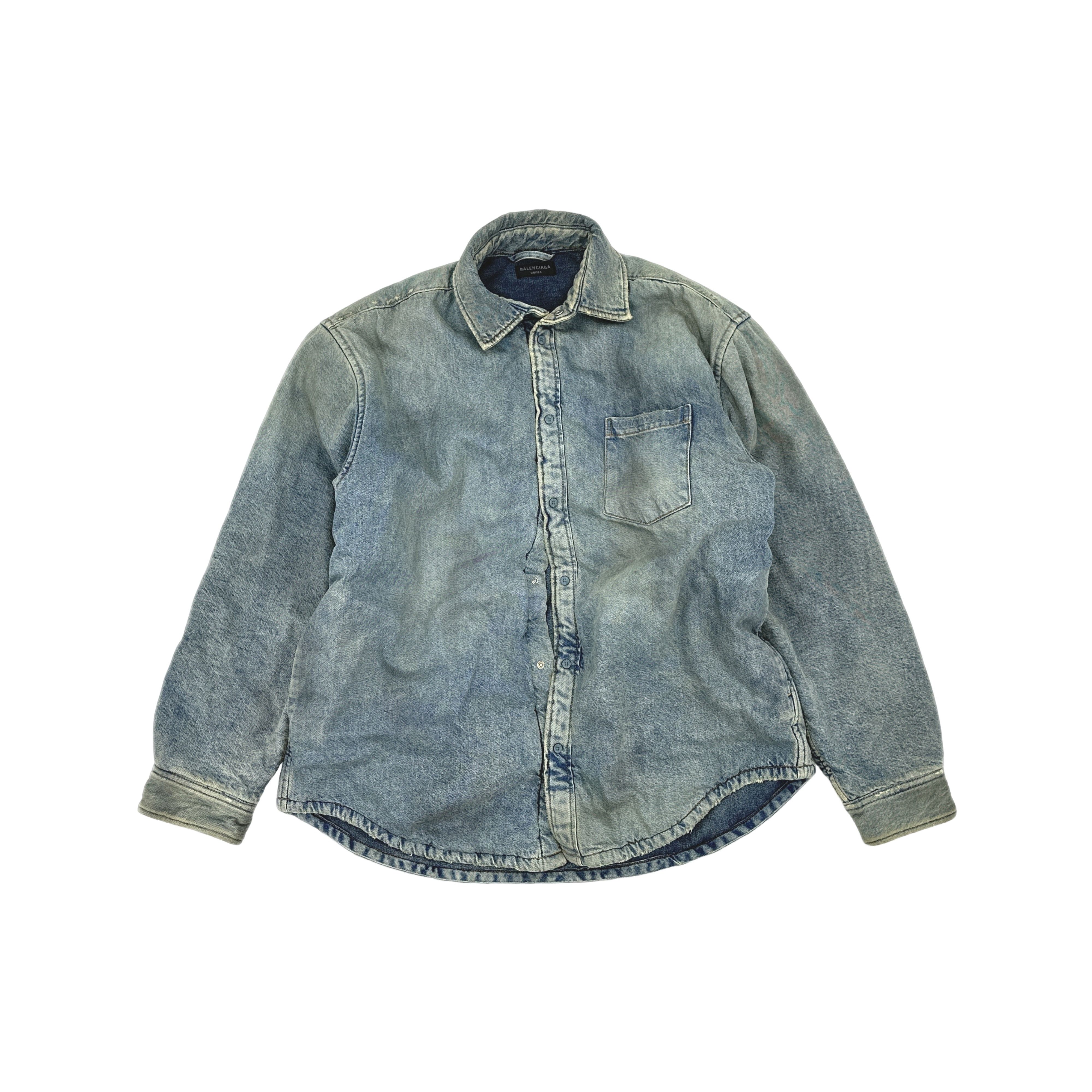 Balenciaga Balenciaga fashion show label denim jacket | Grailed
