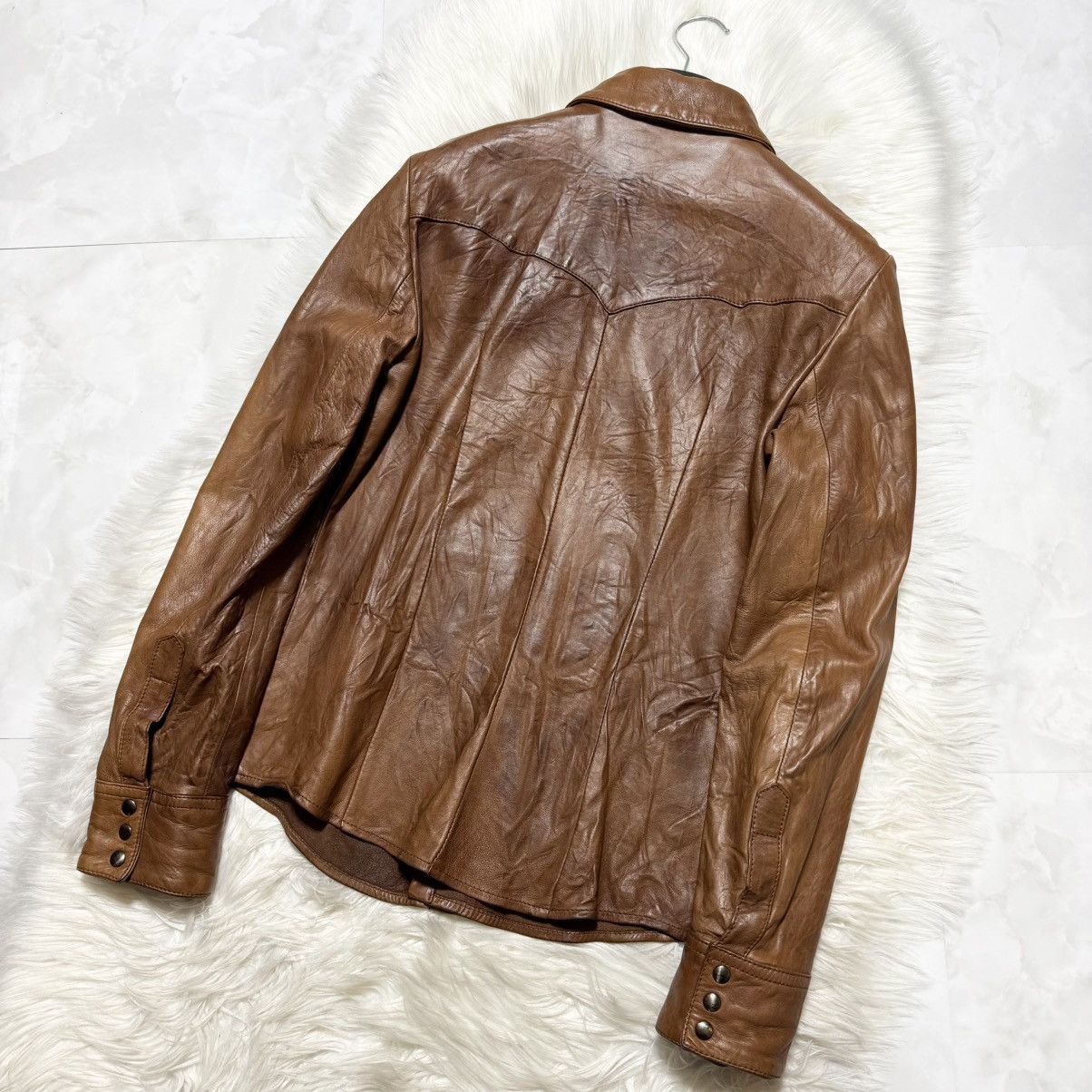 Dolce & Gabbana Dolce & Gabbana Western Leather Shirt Jacket 44 Size US S / EU 44-46 / 1 - 9 Thumbnail